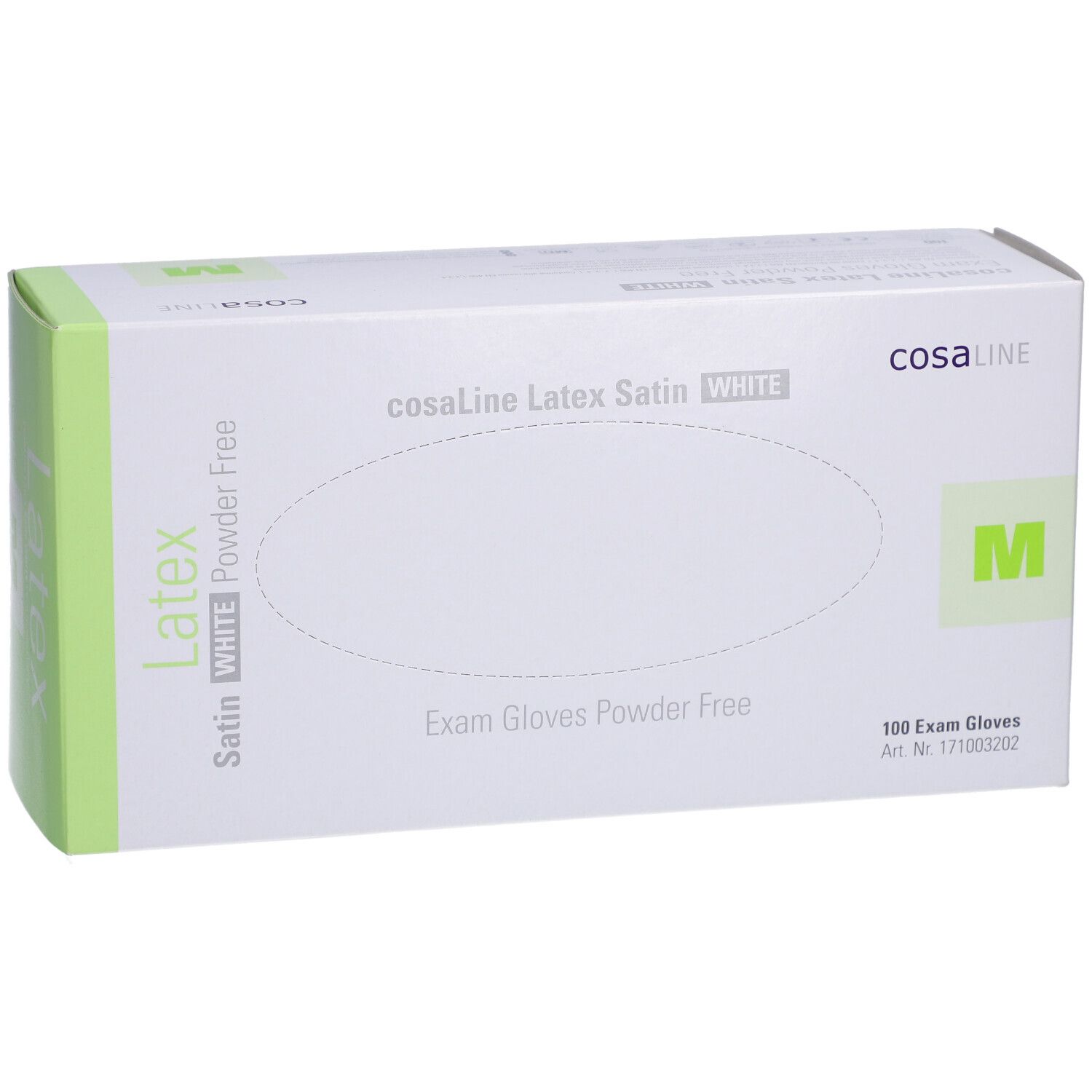 cosaLine® Poedervrije M latex onderzoekshandschoenen