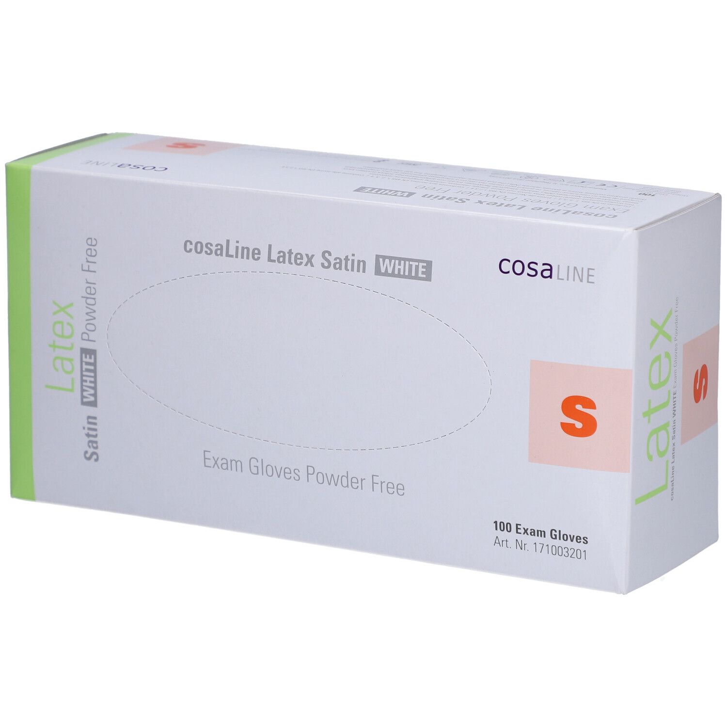 cosaLine® Poedervrije latex S onderzoekshandschoenen