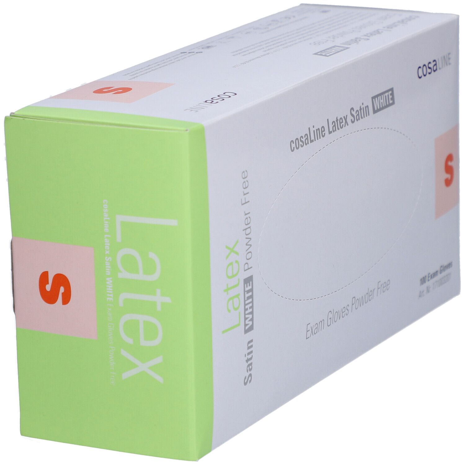 cosaLine® Poedervrije latex S onderzoekshandschoenen