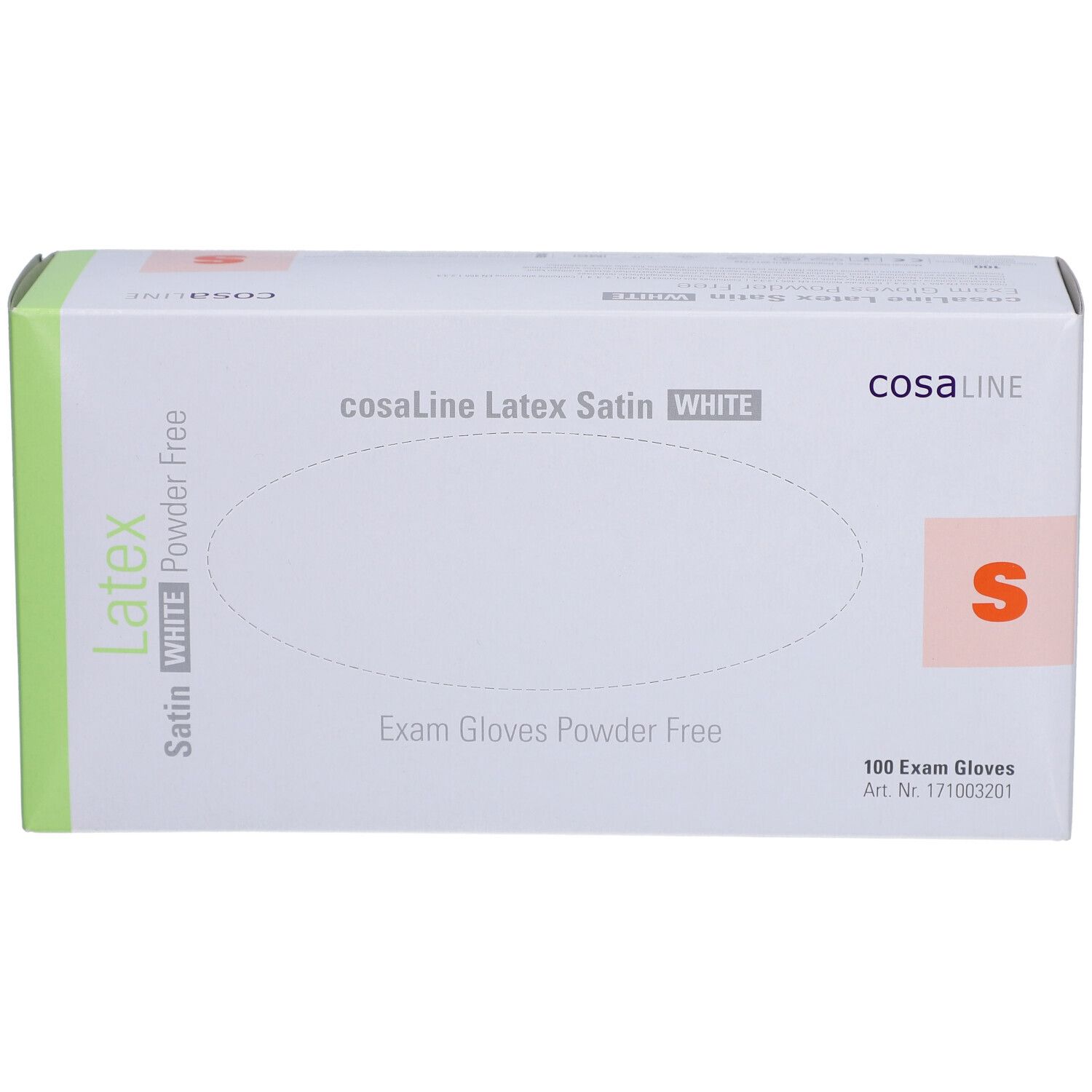 cosaLine® Poedervrije latex S onderzoekshandschoenen