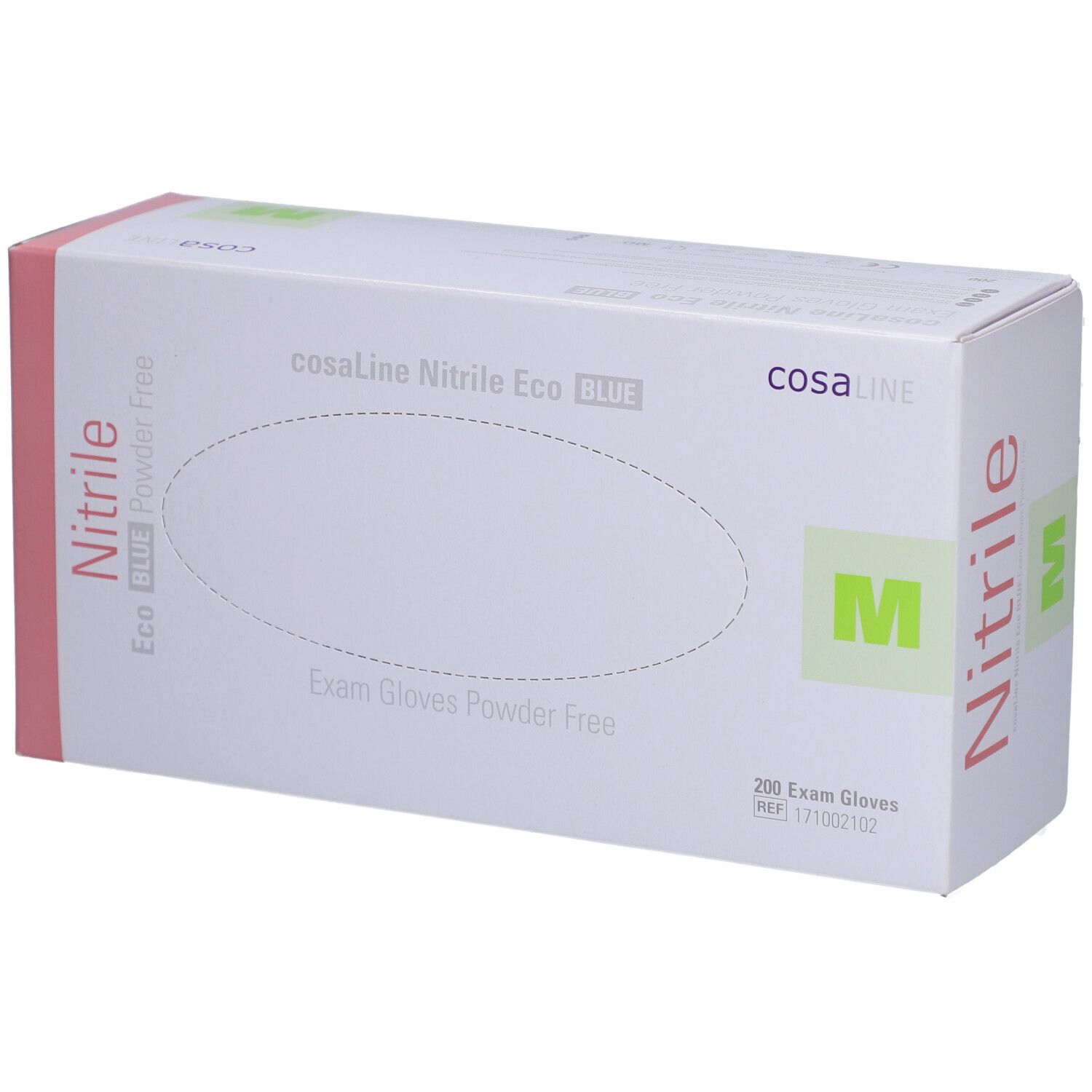 cosaLine® Gants d'examen M Nitril Eco bleu non poudré