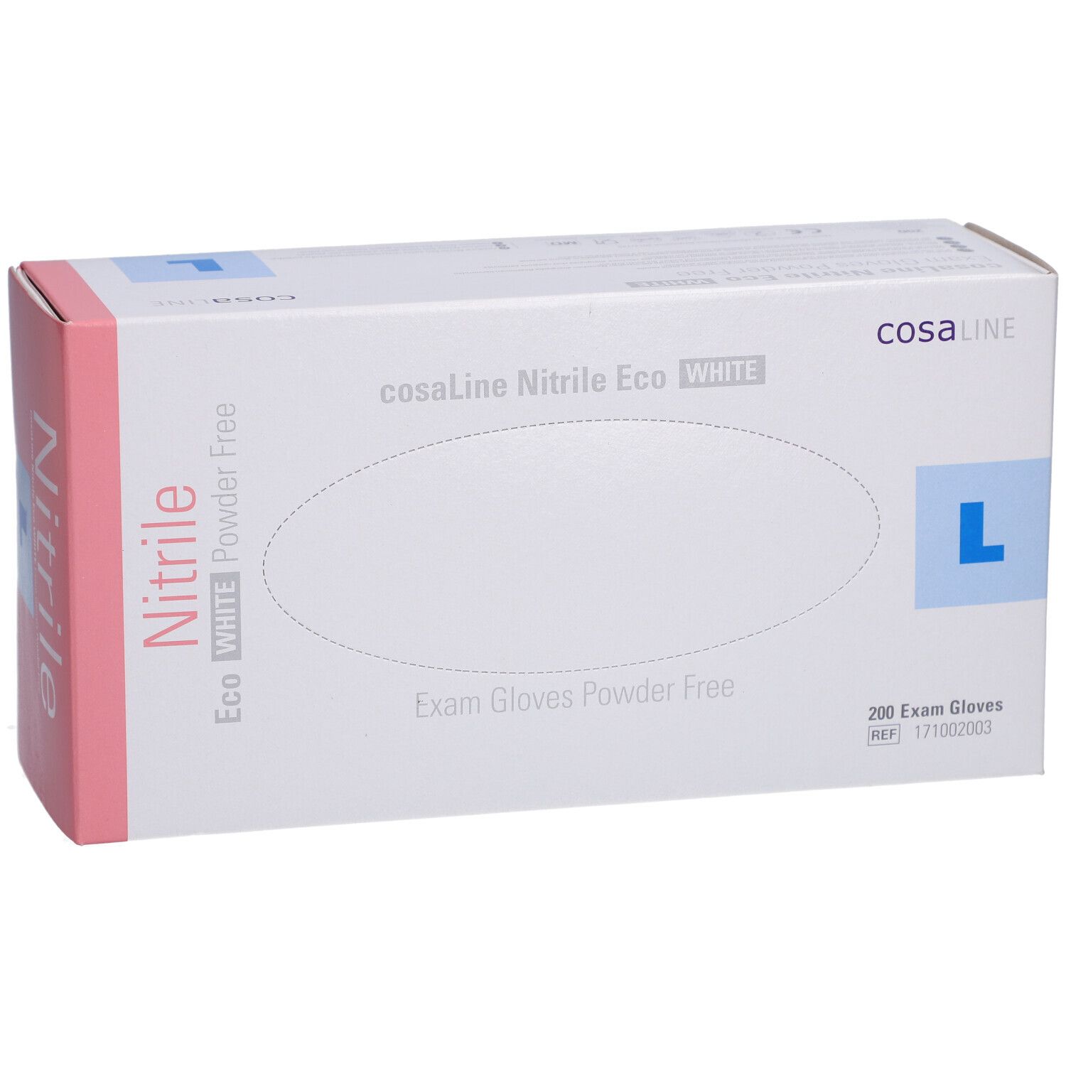 cosaLine® Gants d'examen L Nitril Eco non poudrés