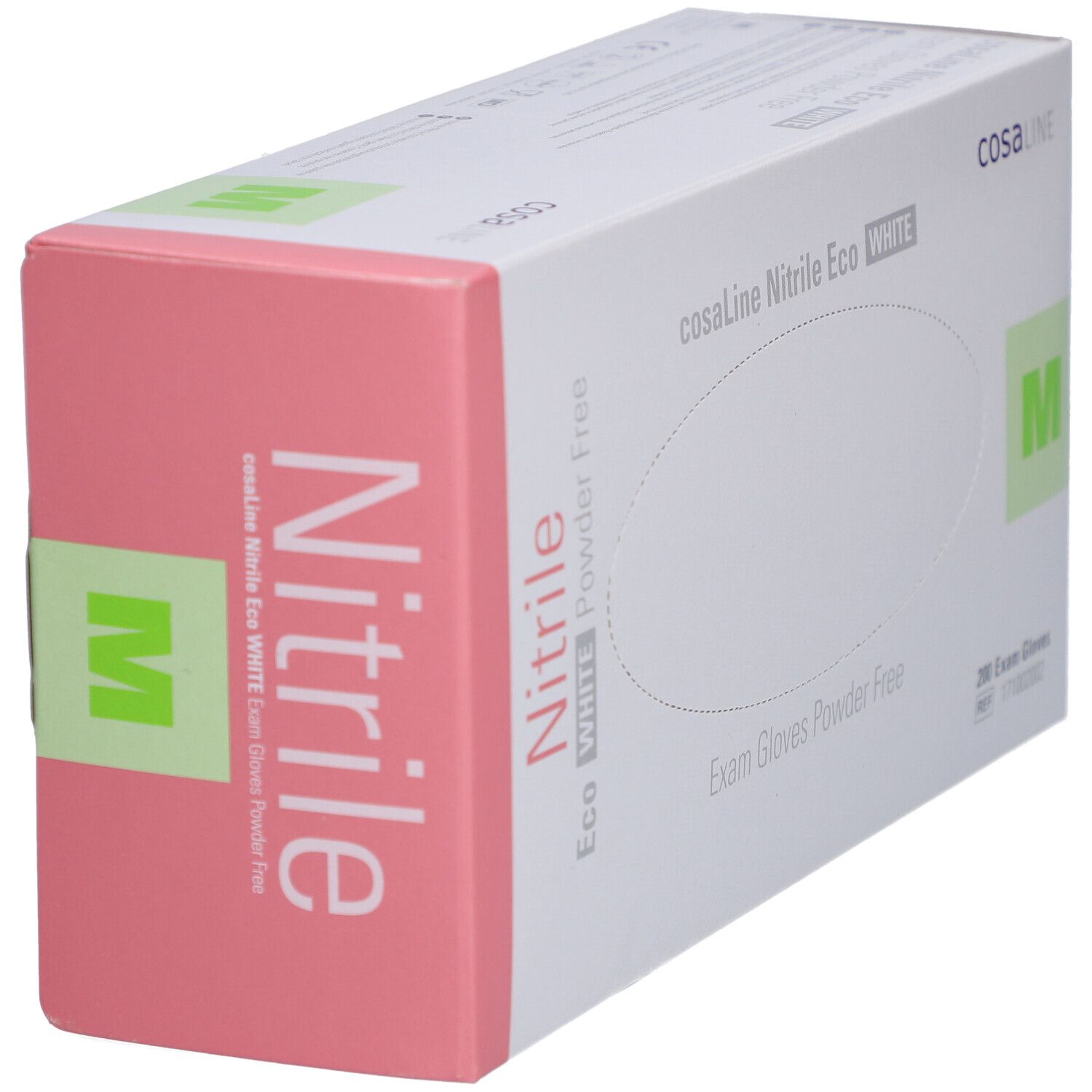 cosaLine - Gants d'examen Nitril Eco blanc M