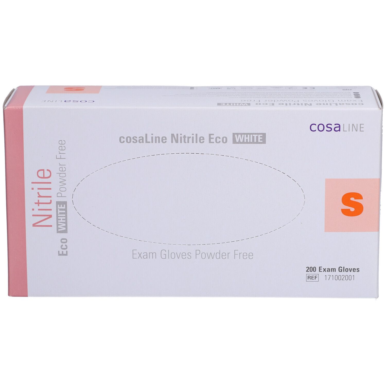 cosaLine® Gants d'examen S Nitril Eco non poudrés