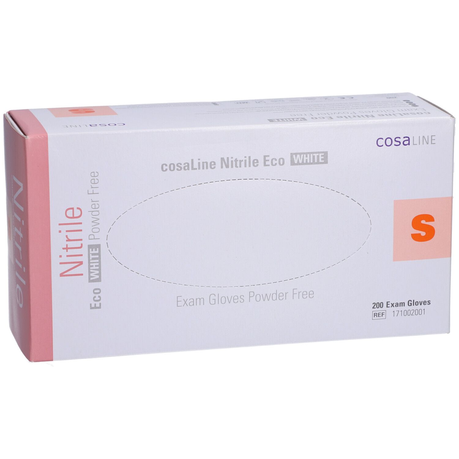 cosaLine® Gants d'examen S Nitril Eco non poudrés