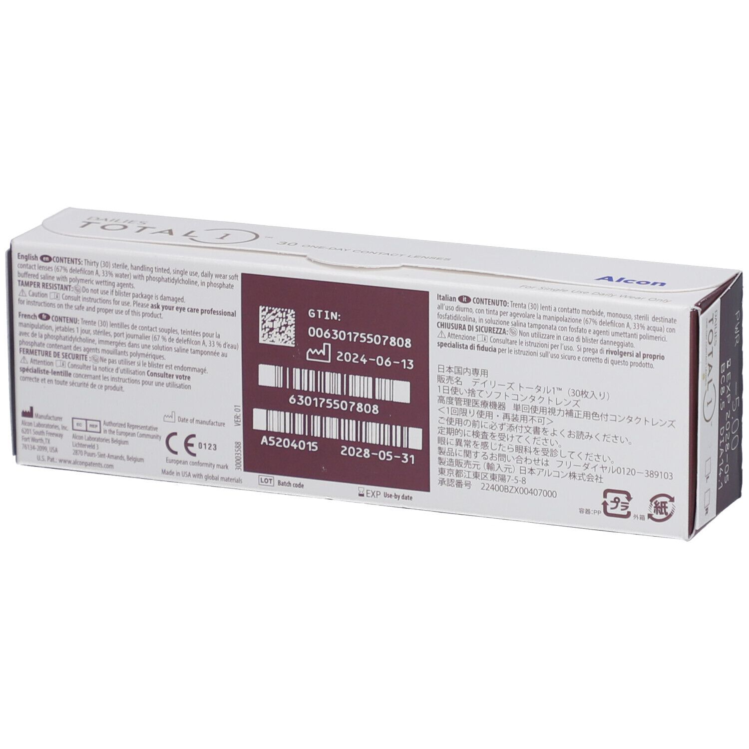 Alcon Dailies Total 1™ - Daglenzen