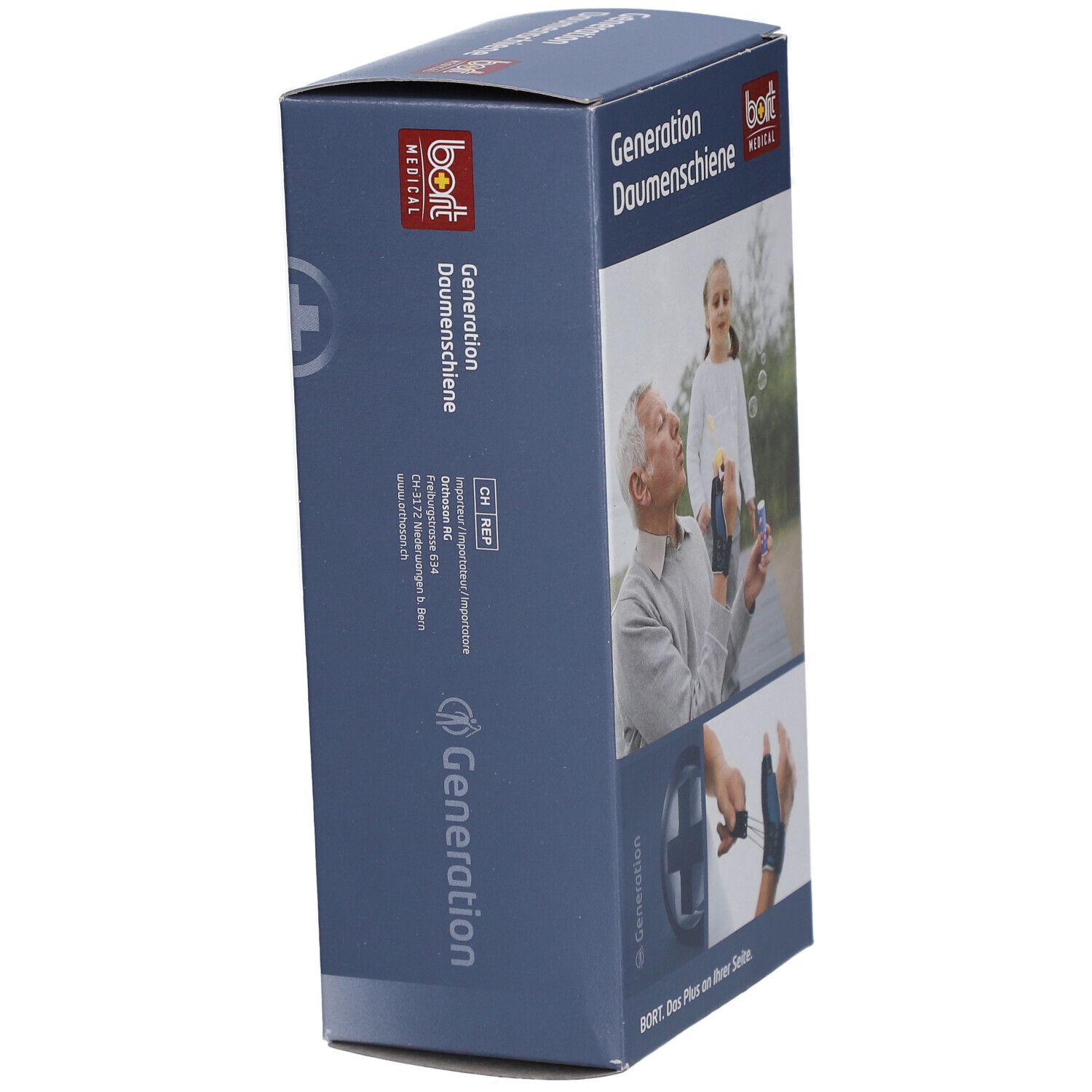 BORT Generation duimspalk links maat S blauw