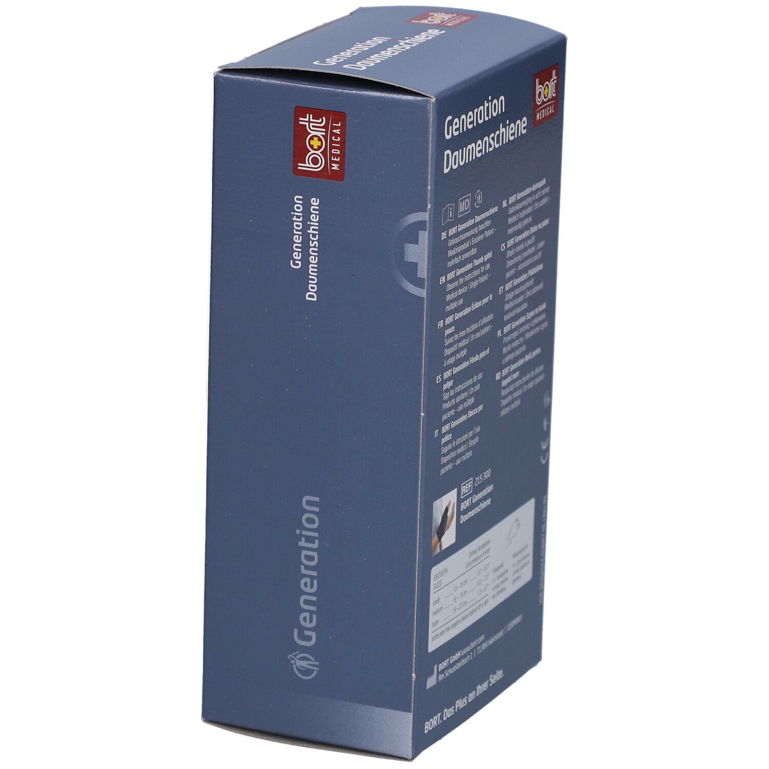 BORT Generation duimspalk links maat S blauw