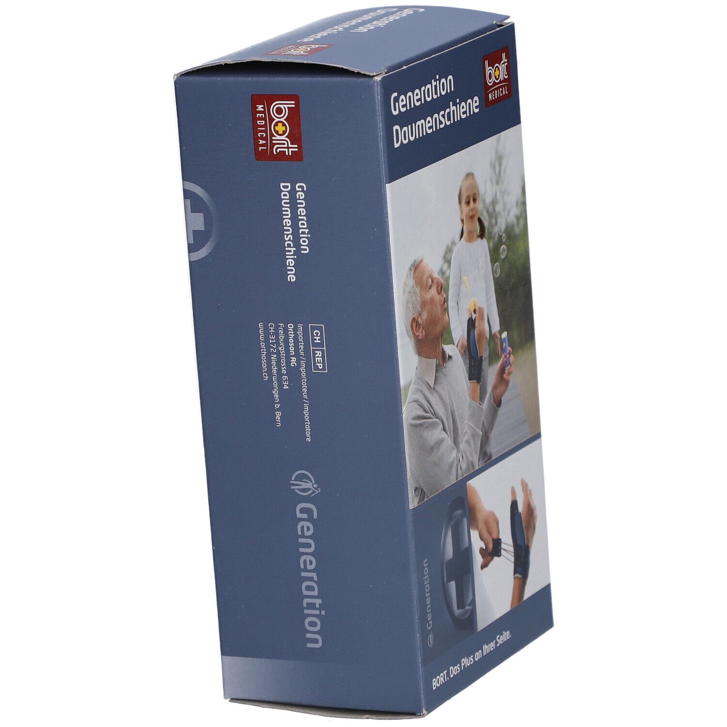 BORT Génération attelle de pouce gauche taille M bleu
