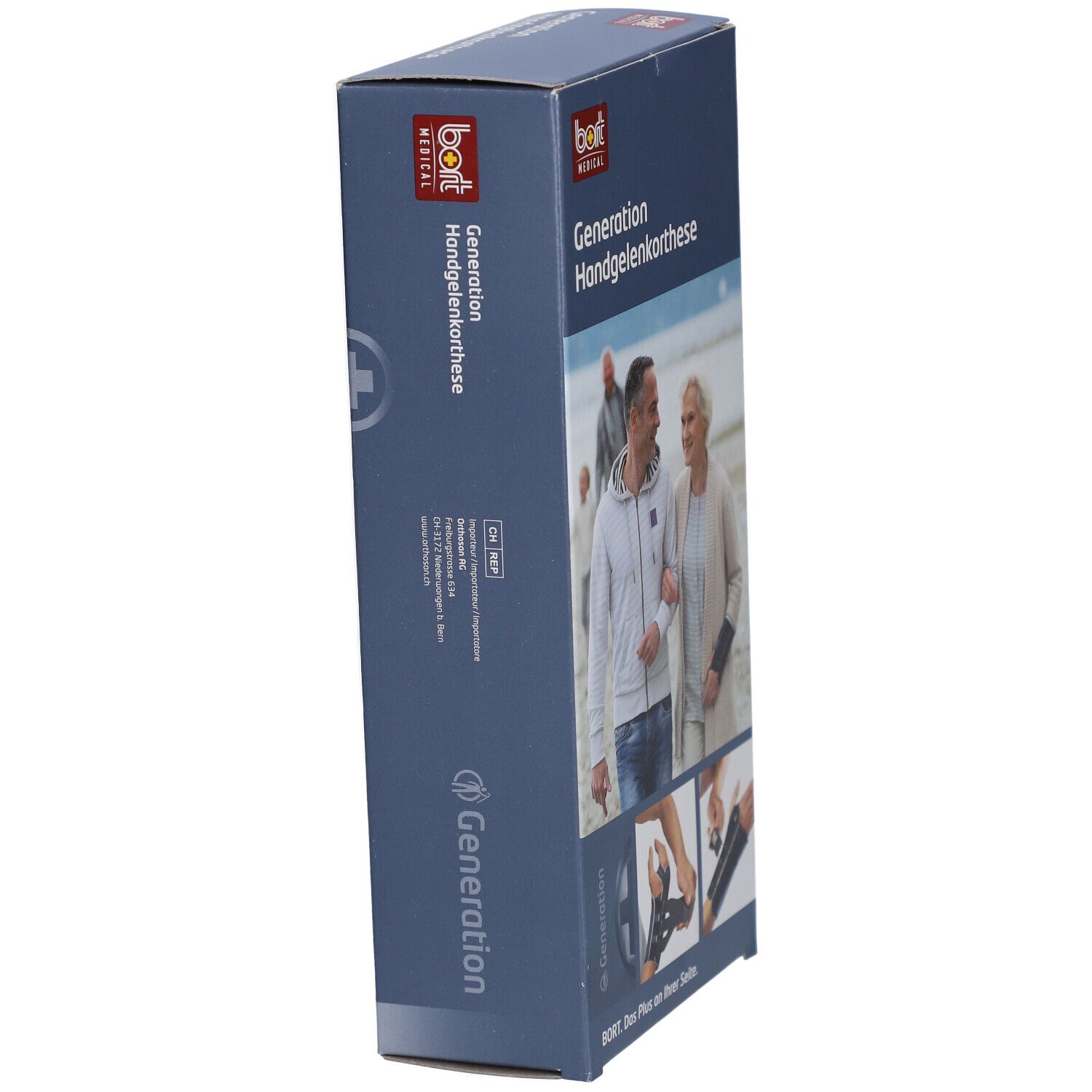 BORT Generation Handgelenkorthese links Gr. M blauw