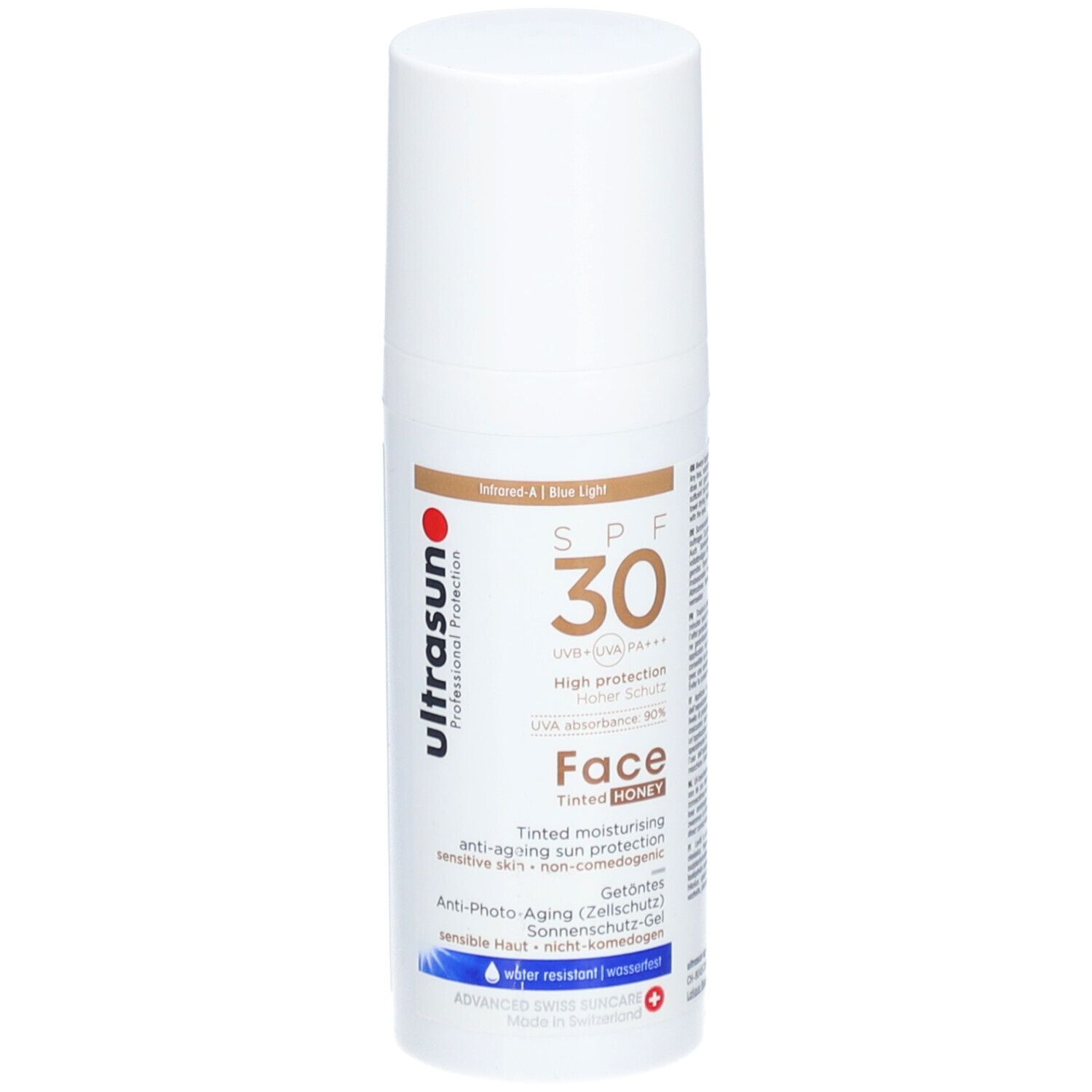 ULTRASUN Anti-Ageing Tinted Face Cream Honey SPF 30