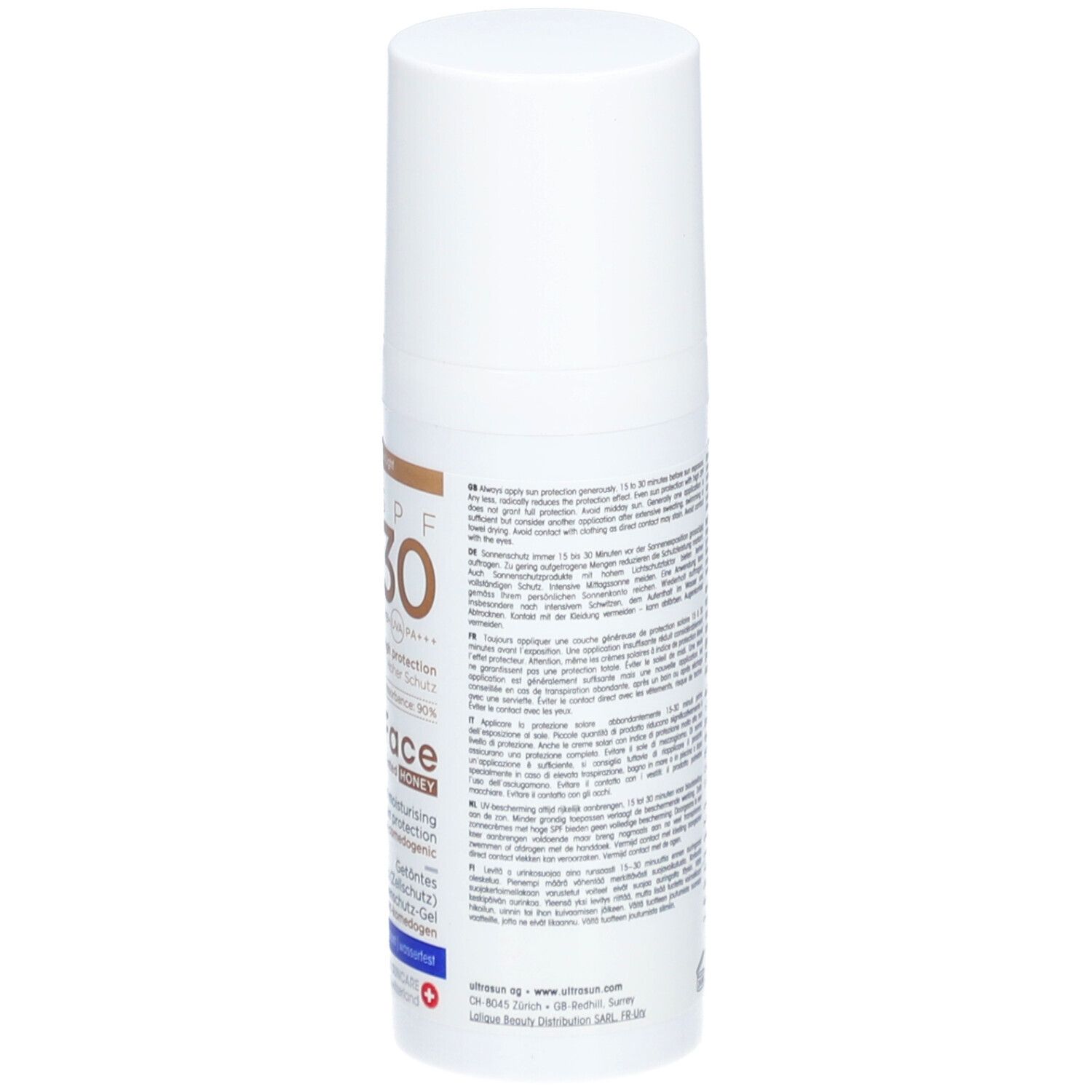 ULTRASUN Anti-Ageing Tinted Face Cream Honey SPF 30