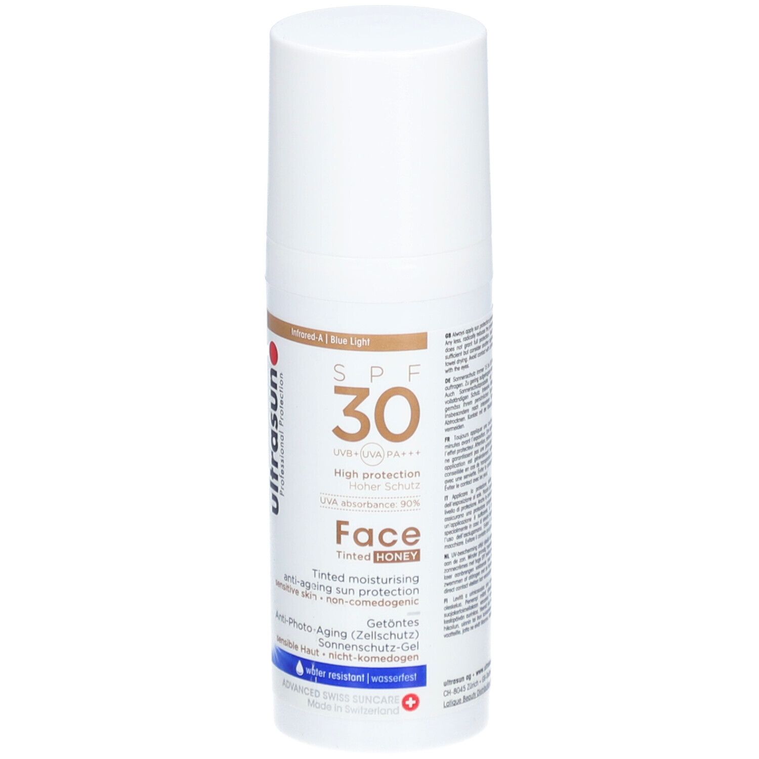 ULTRASUN Anti-Ageing Tinted Face Cream Honey SPF 30