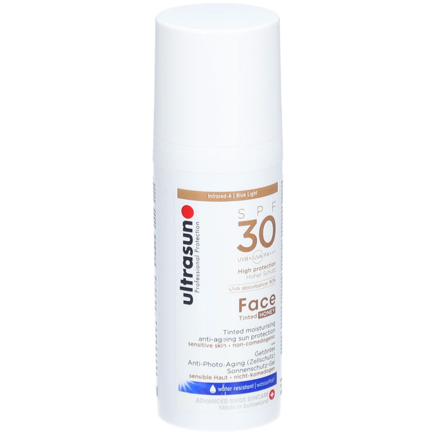 ULTRASUN Anti-Ageing Tinted Face Cream Honey SPF 30
