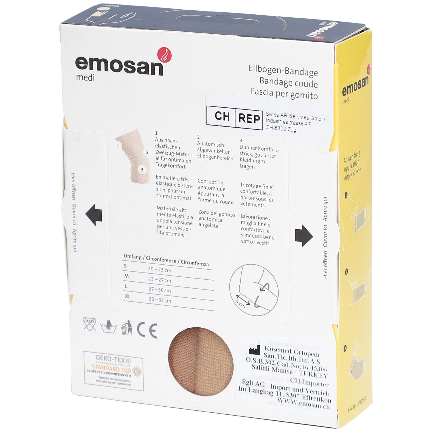 Emosan Medi Elleboogverband Maat L