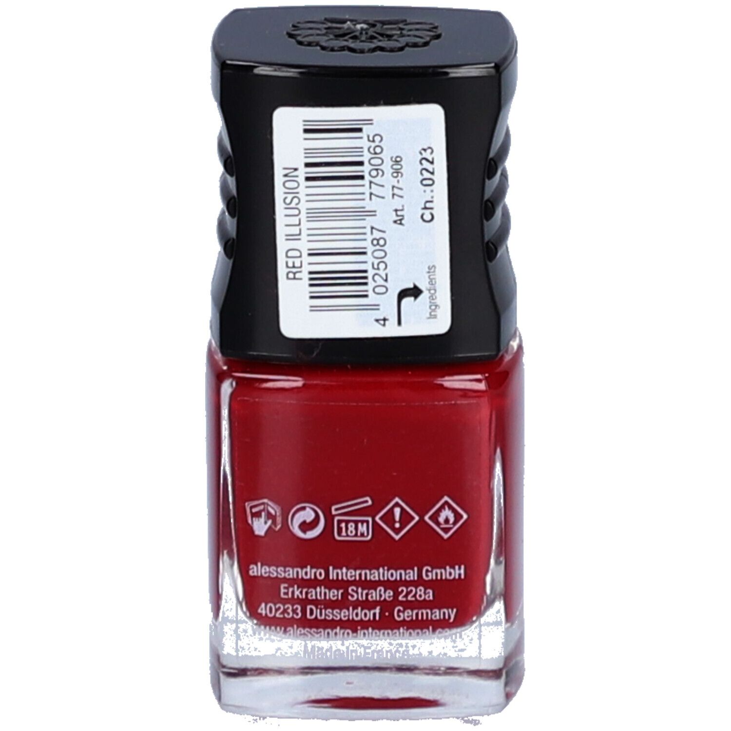 ALESSANDRO Vernis à ongles 906 Red Illusion