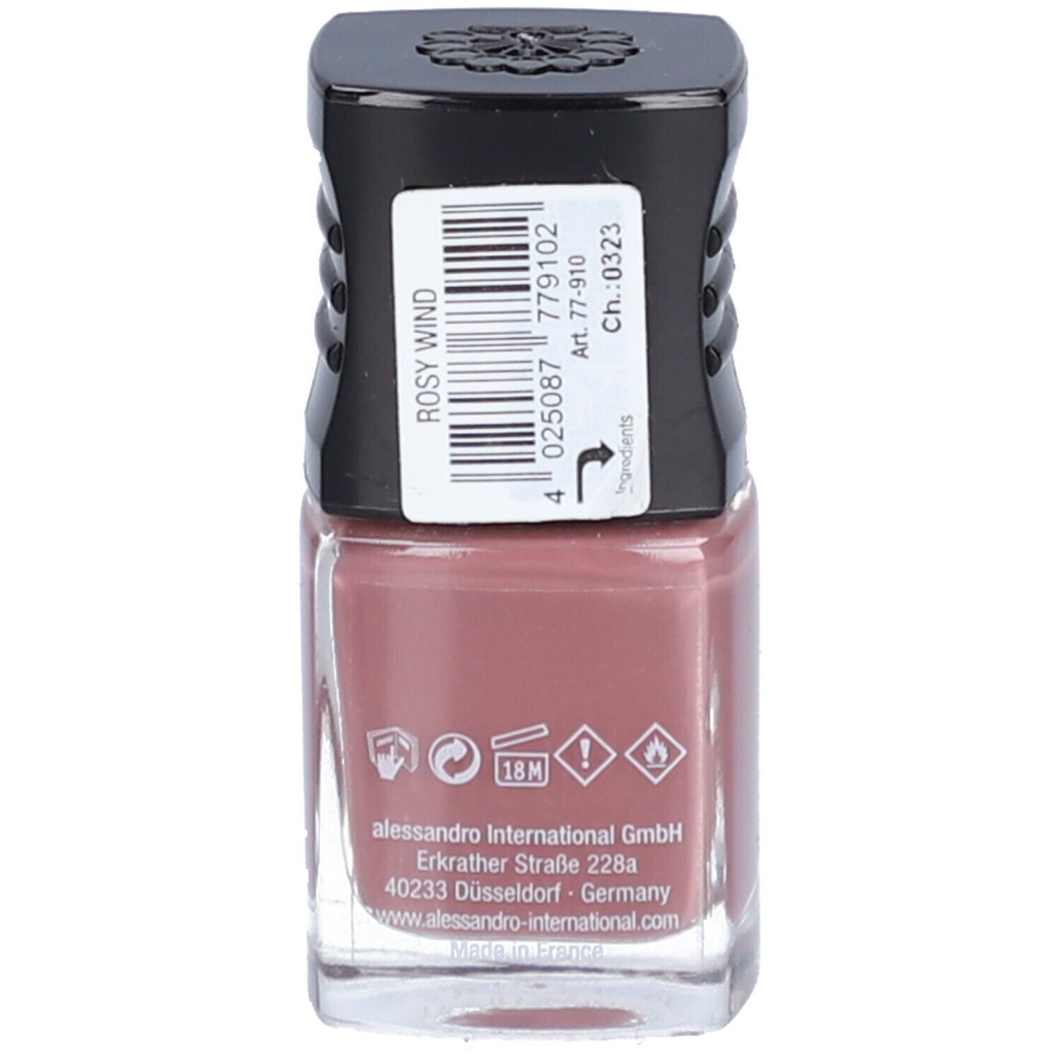 ALESSANDRO Nagellak 910 Rosy Wind