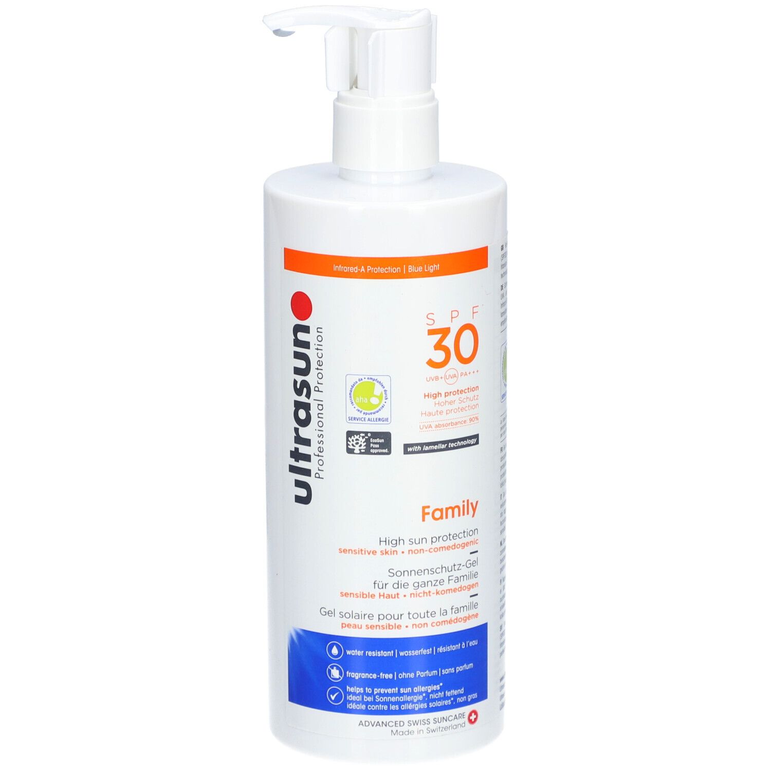 ULTRASUN Zonnegel Family SPF30