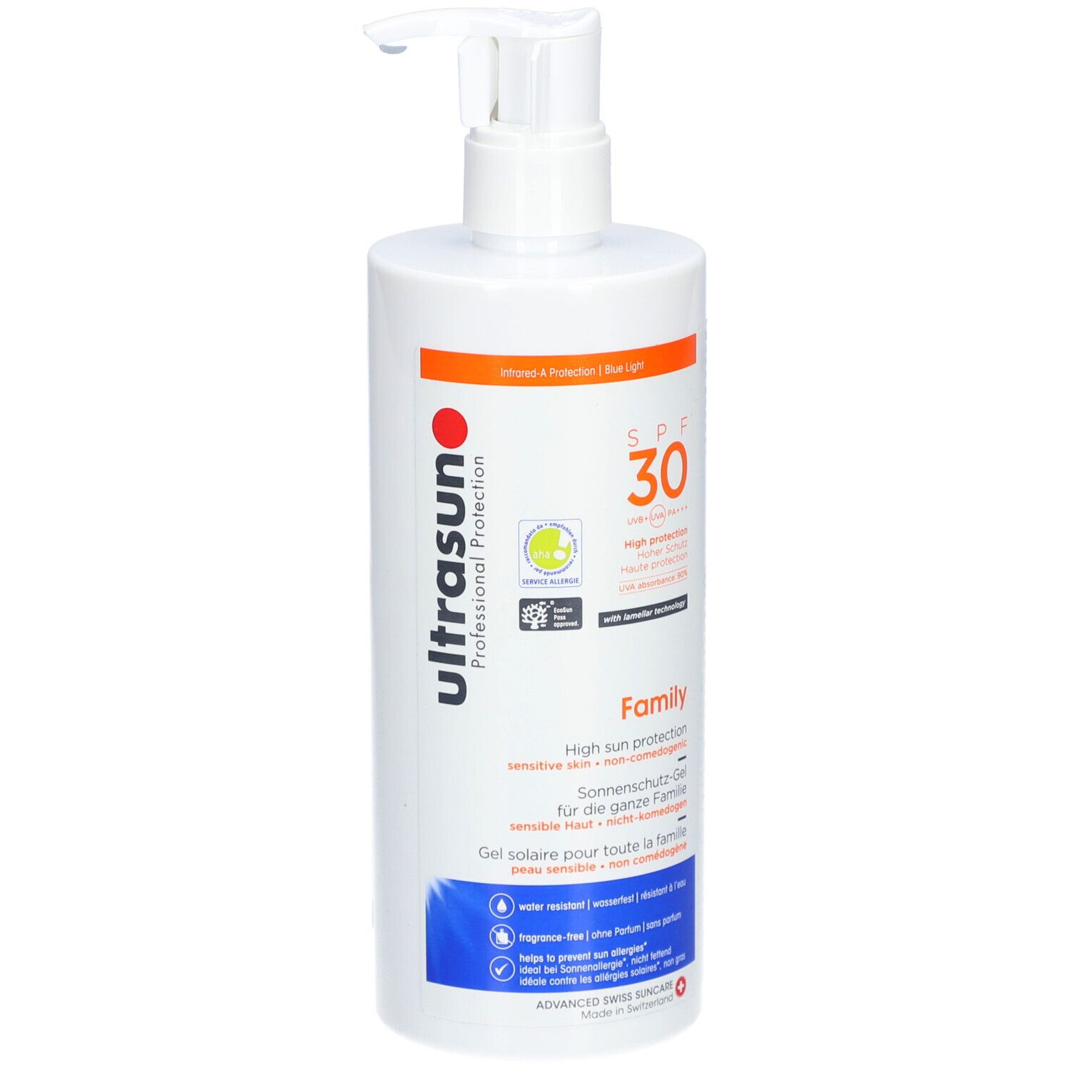 ULTRASUN Zonnegel Family SPF30