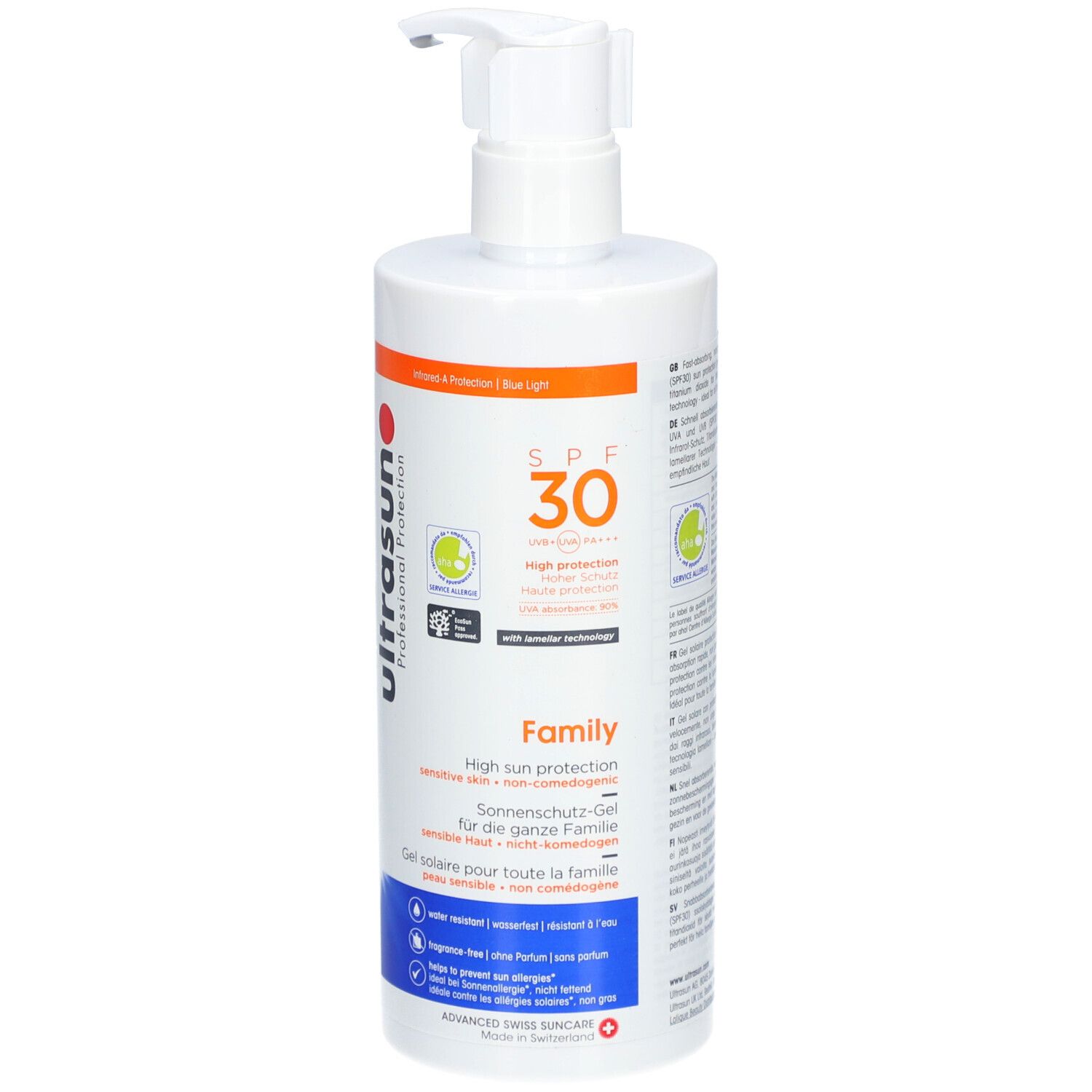 ULTRASUN Zonnegel Family SPF30