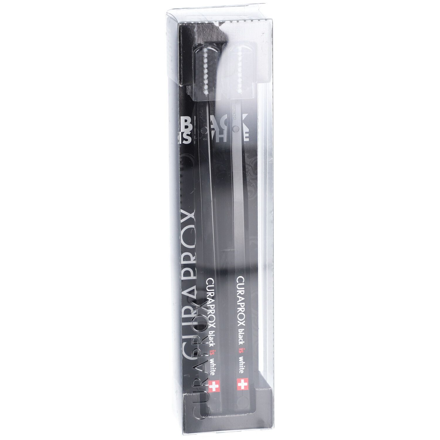 Curaprox Black is White tandenborstels duo zwart
