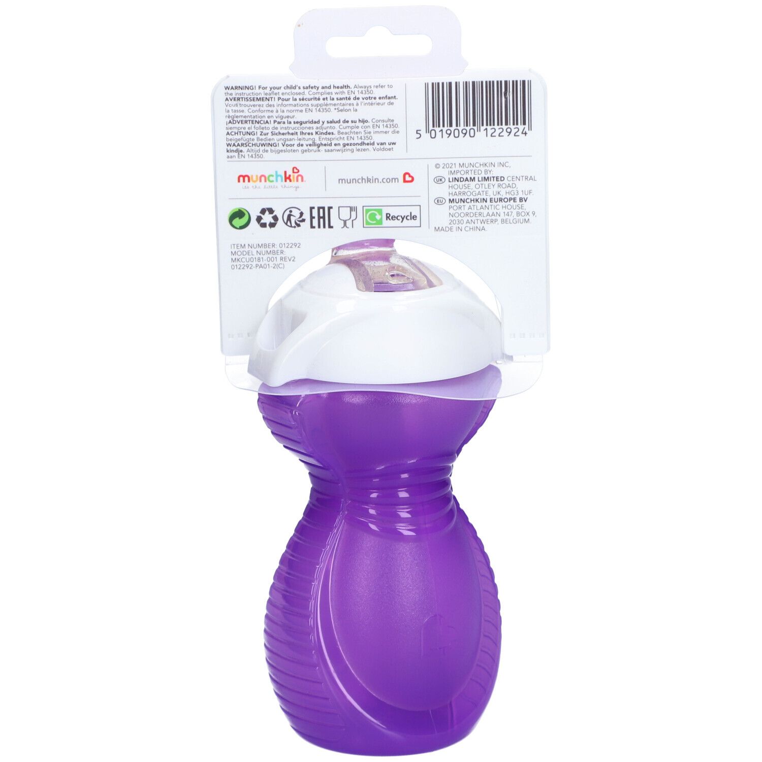 munchkin Click Lock™ Tasse à bec anti-fuite 9 mois et +