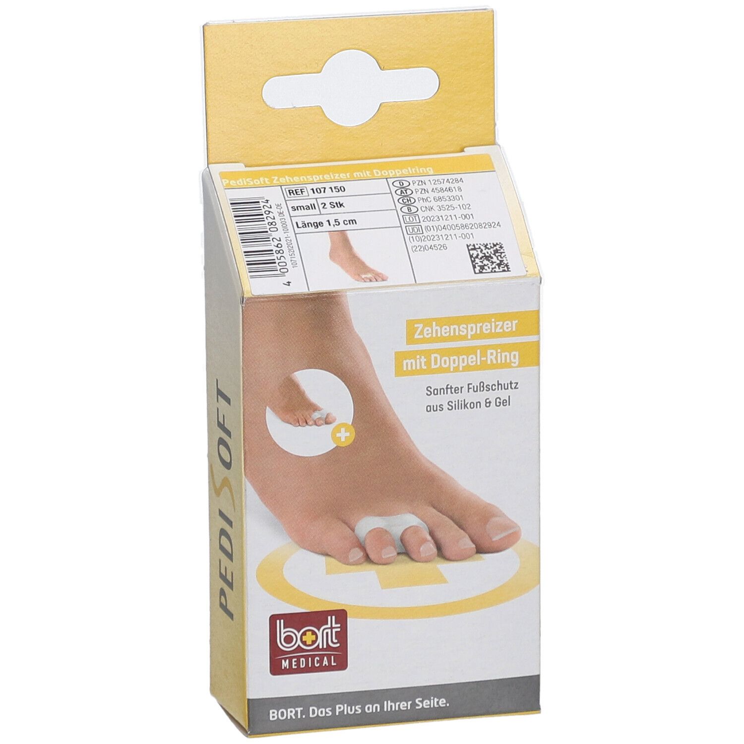PediSoft® teenspreider met dubbele ring S