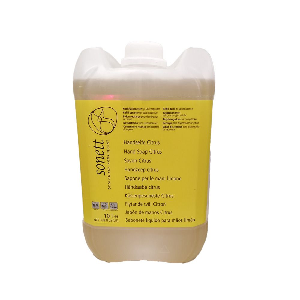 Savon pour les mains Sonett Citron en bidon de 10L.
