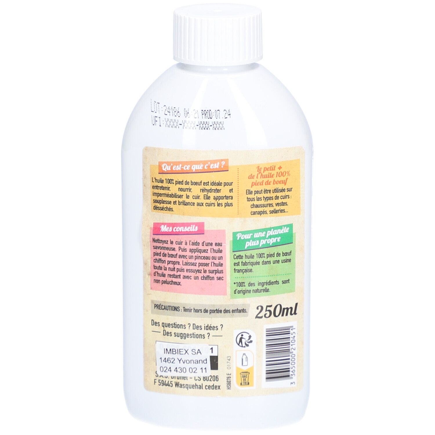 STARWAX Huile 100% pied de bœuf