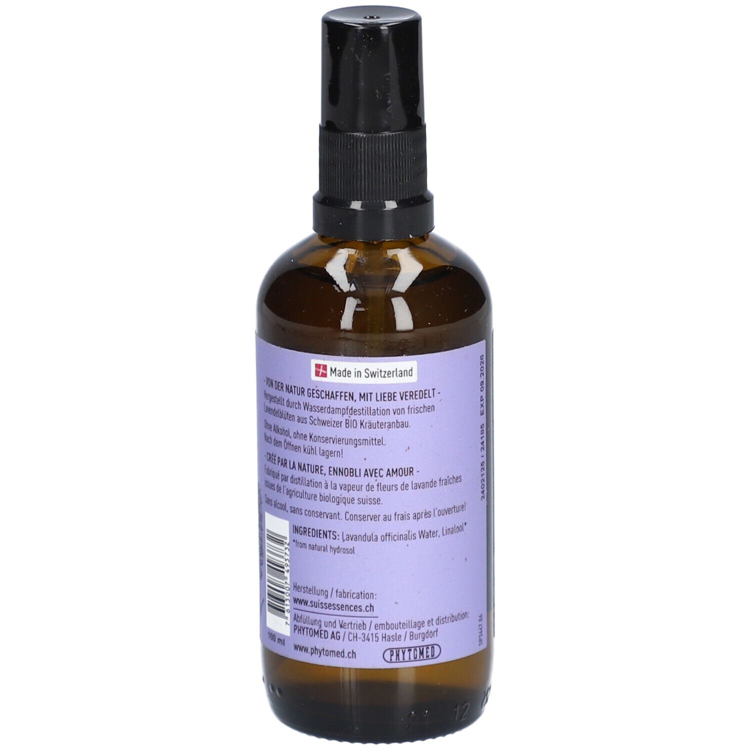 SUISSESSENCES® Hydrolat de lavande bio en spray