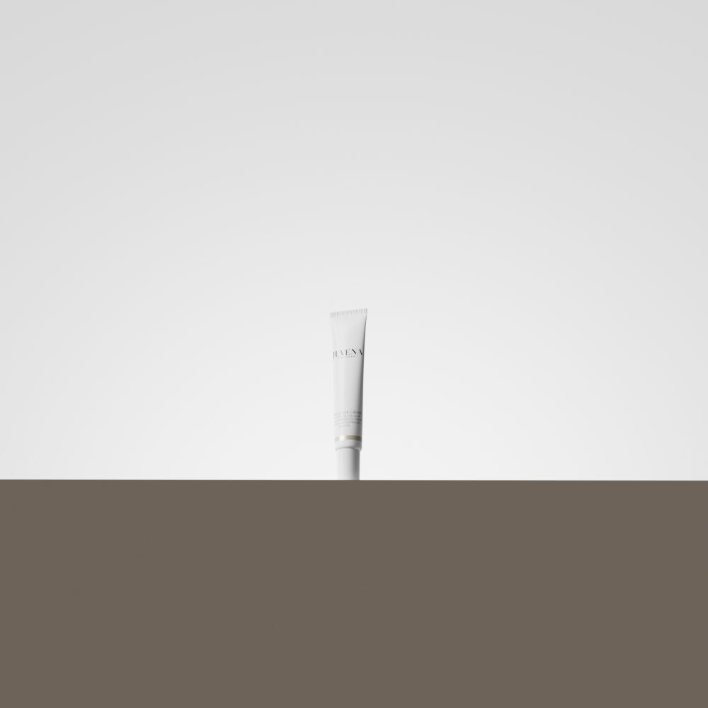 Witte tube op lichte achtergrond. Opschrift onleesbaar.