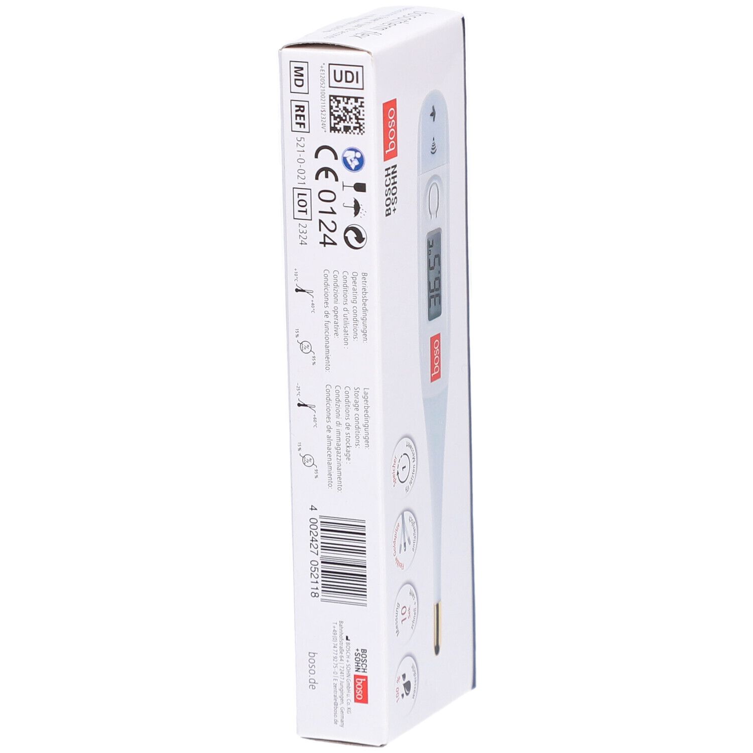 Thermomètre médical numérique BOSCH+SONN boso therm flex.