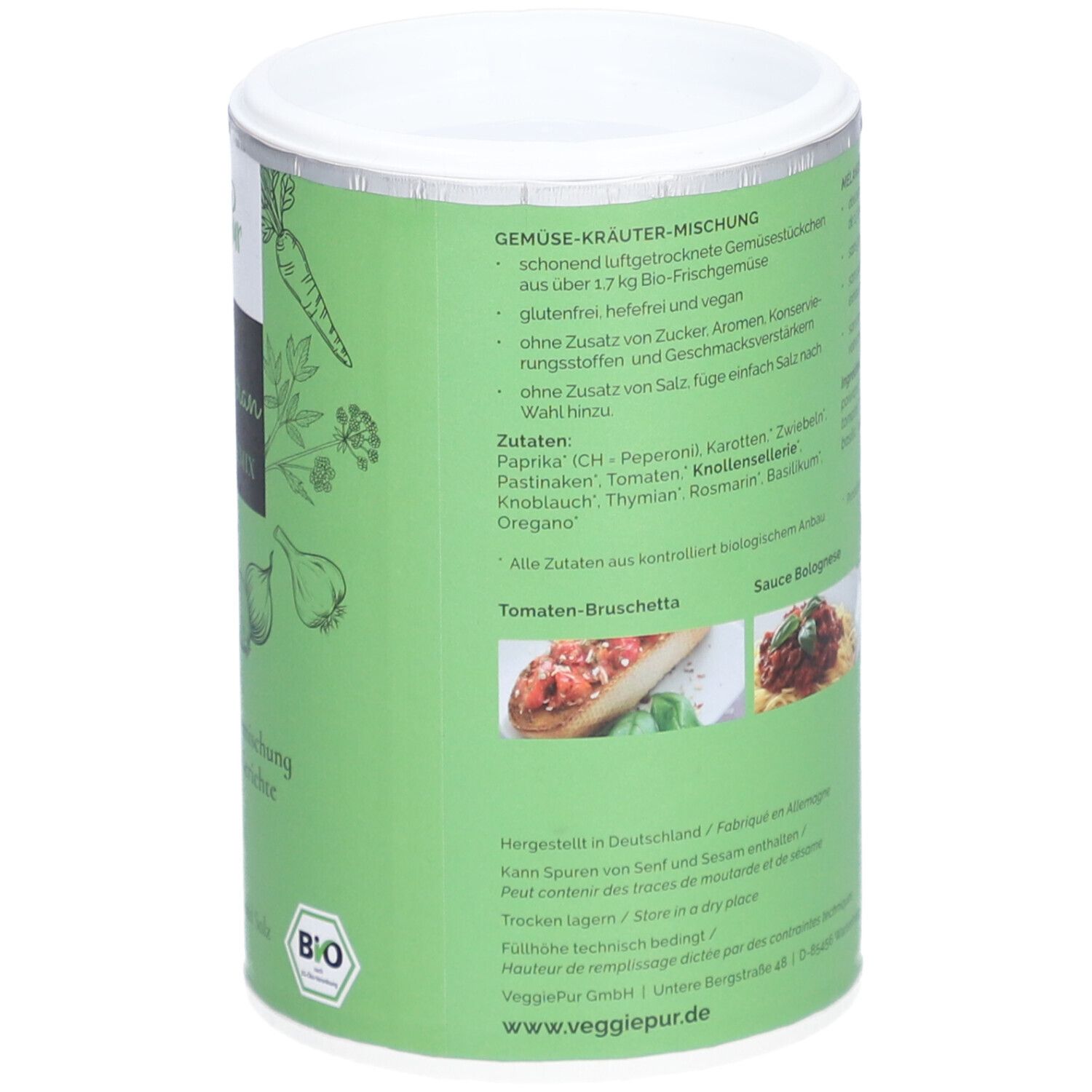 VeggiePur Biologische mediterrane Groentemix