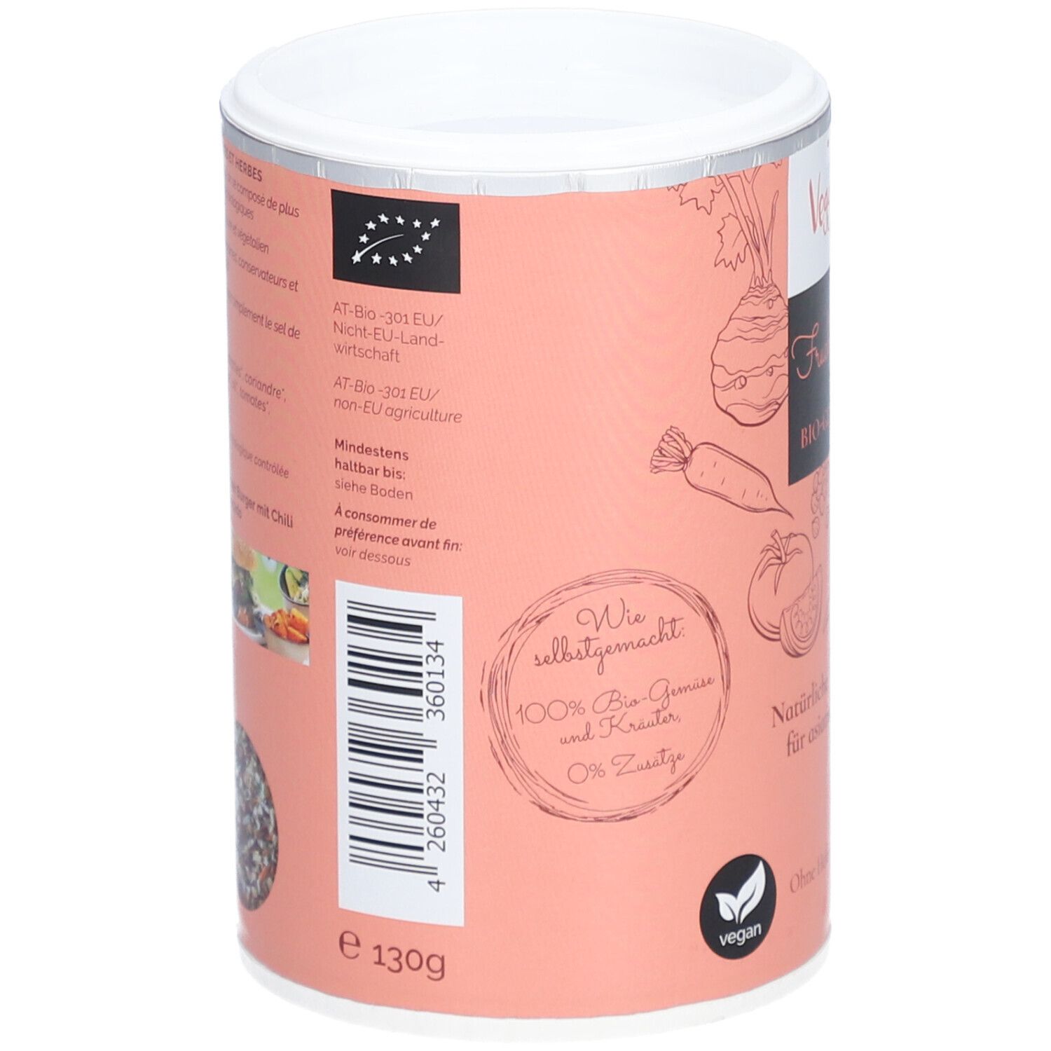 VeggiePur Bio Mélange de légumes Fruité-Épicé