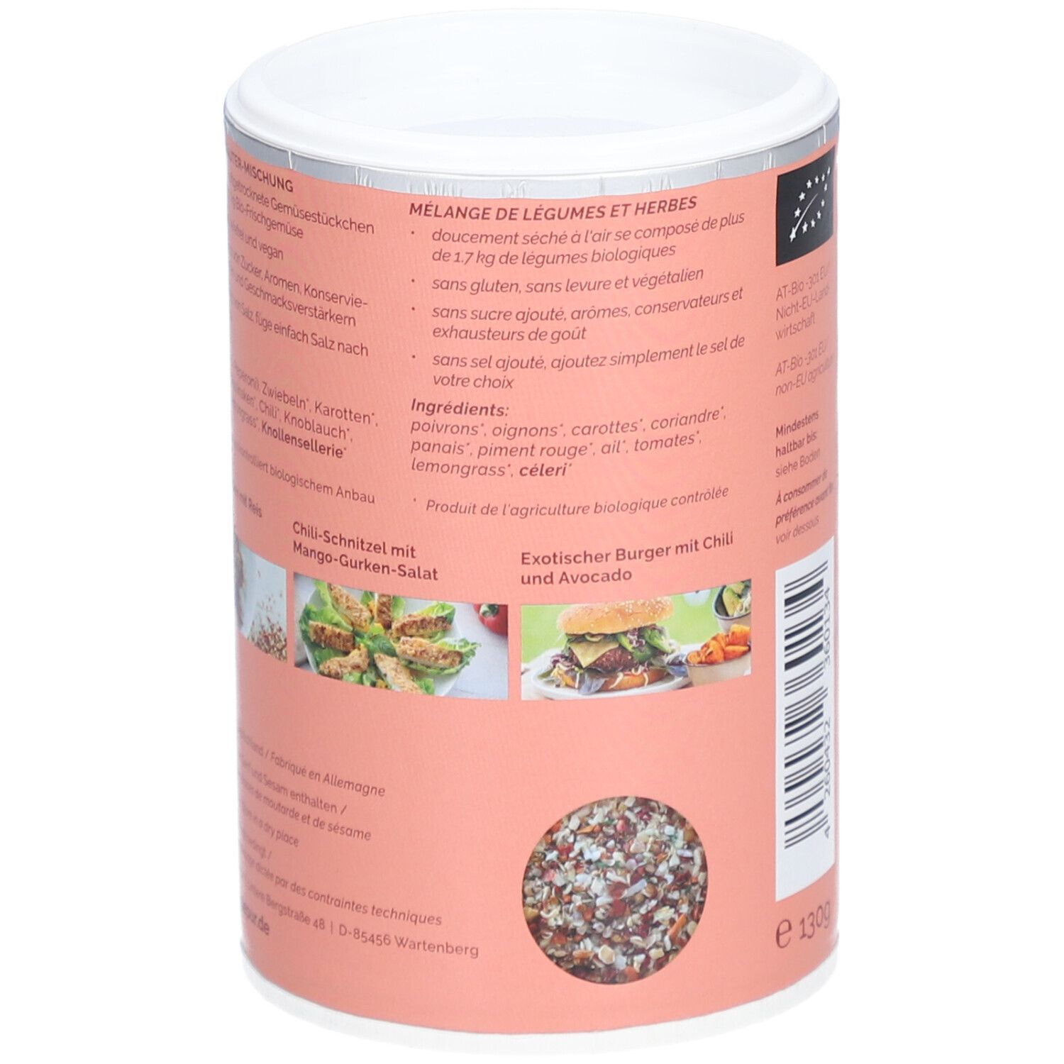 VeggiePur Bio Mélange de légumes Fruité-Épicé