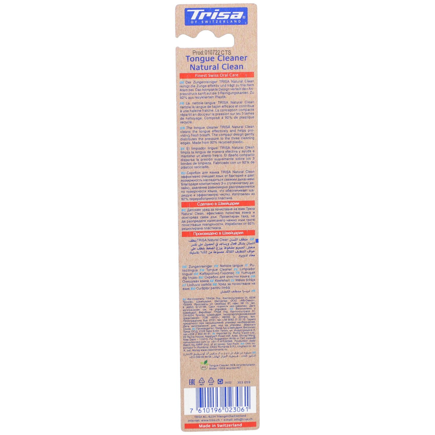 TRISA Cure-langue Natural Clean