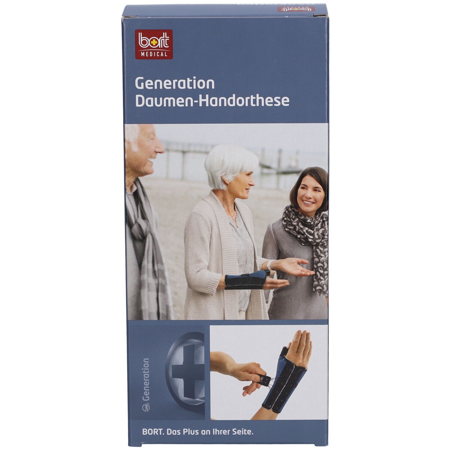 BORT Generation duim handorthese S rechts blauw