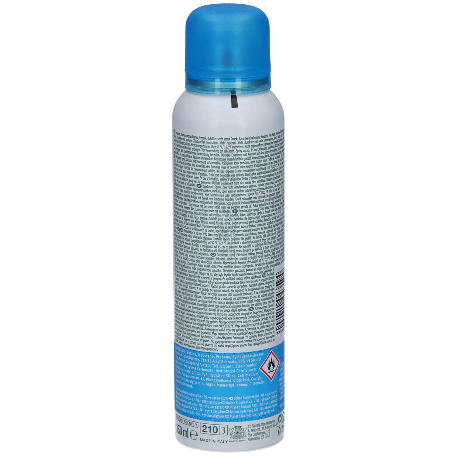 Borotalco Active Deodorant spray Sea Salts Fresh