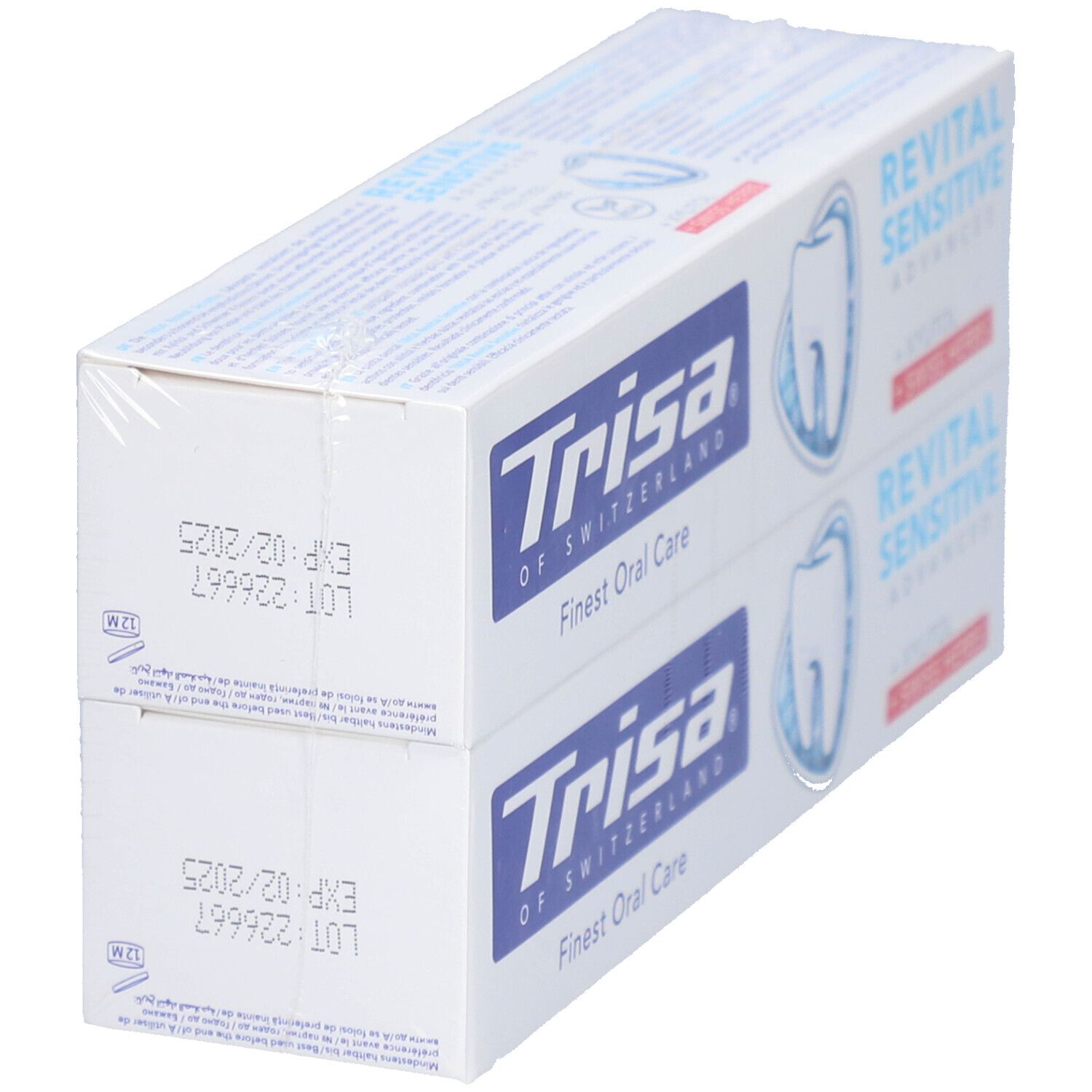 Trisa Dentifrice Revital Sensitive Duo