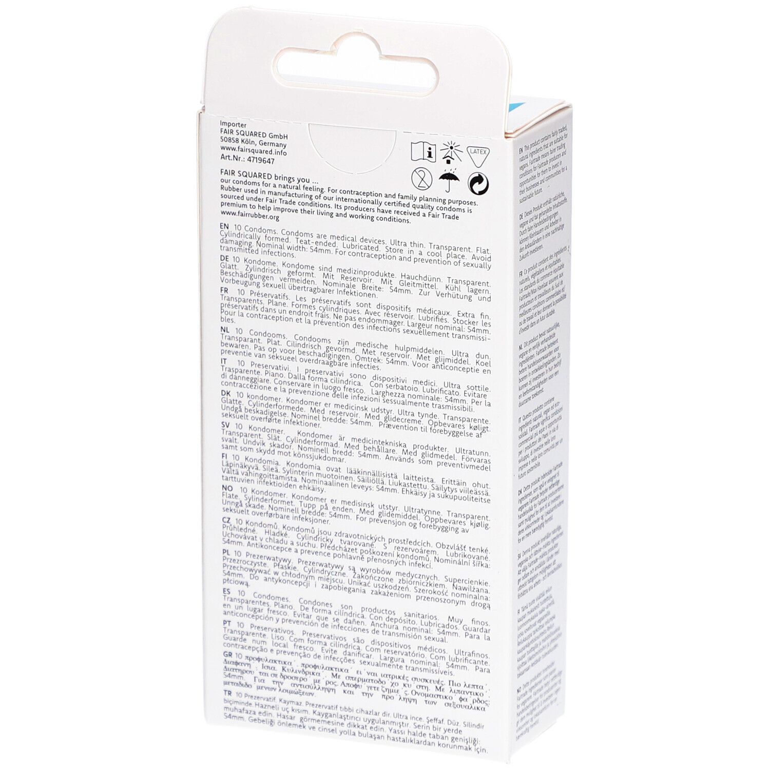 Fair Squared® Ultra Thin Préservatifs