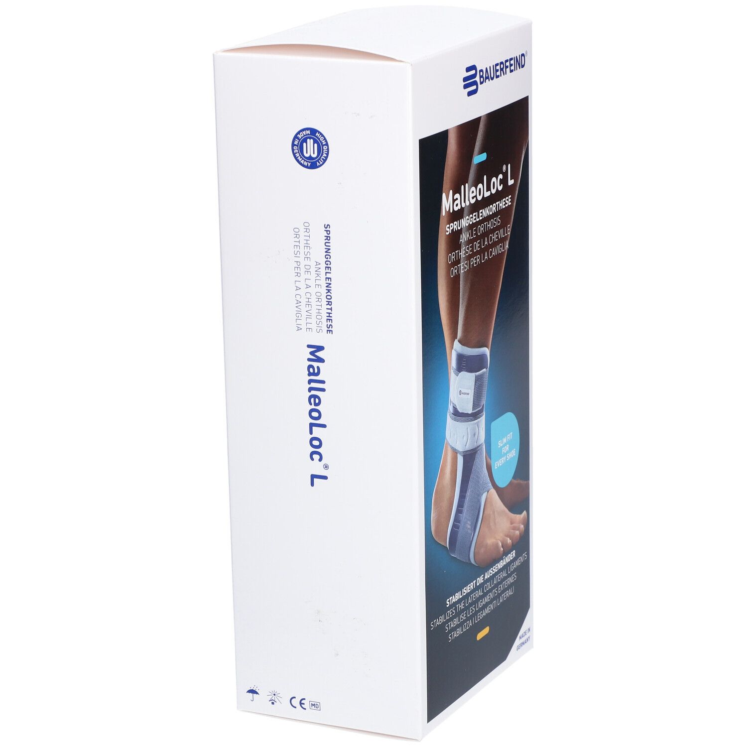 BAUERFEIND MalleoLoc® L Universele rechte enkelorthese