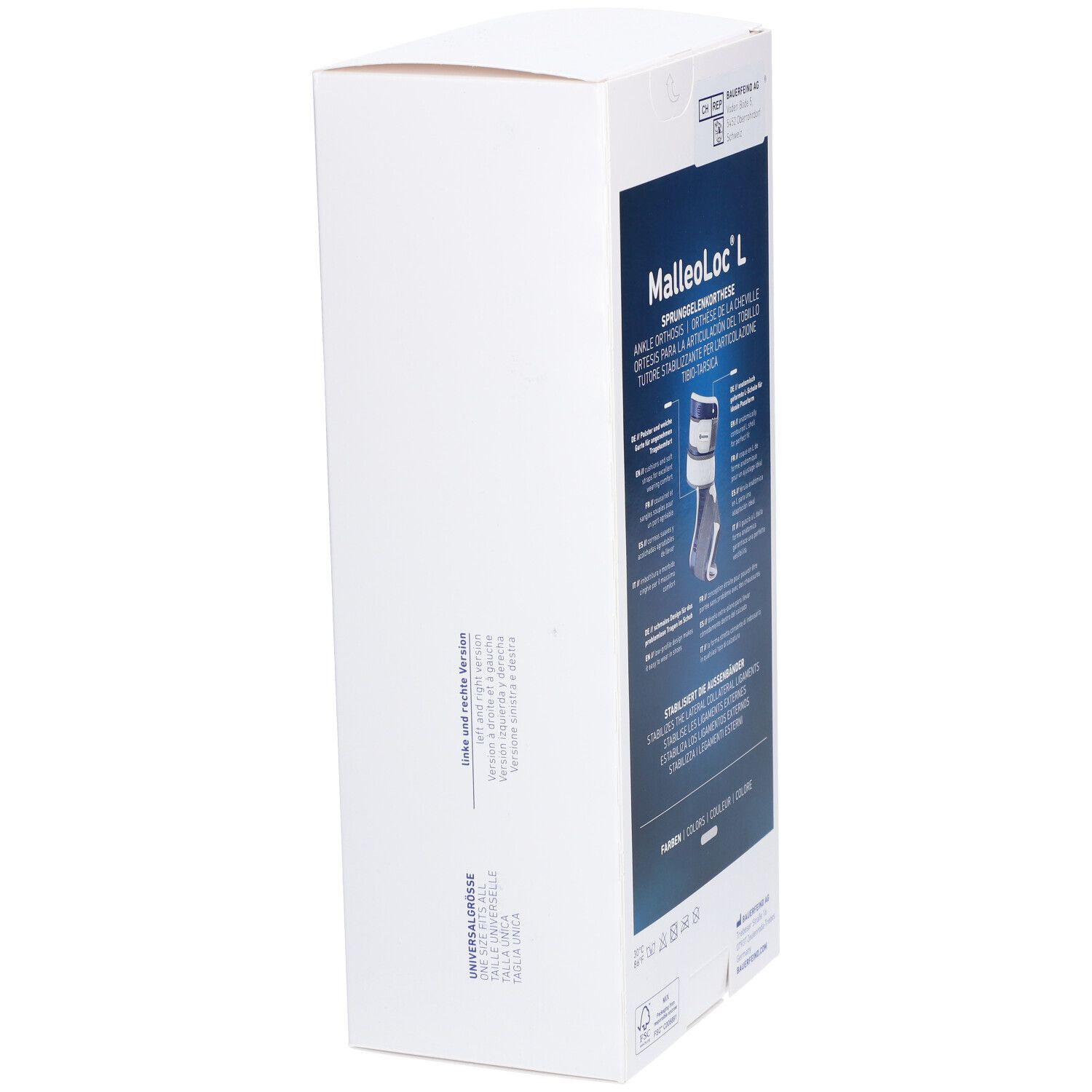 BAUERFEIND MalleoLoc® L Universele linkerenkelorthese