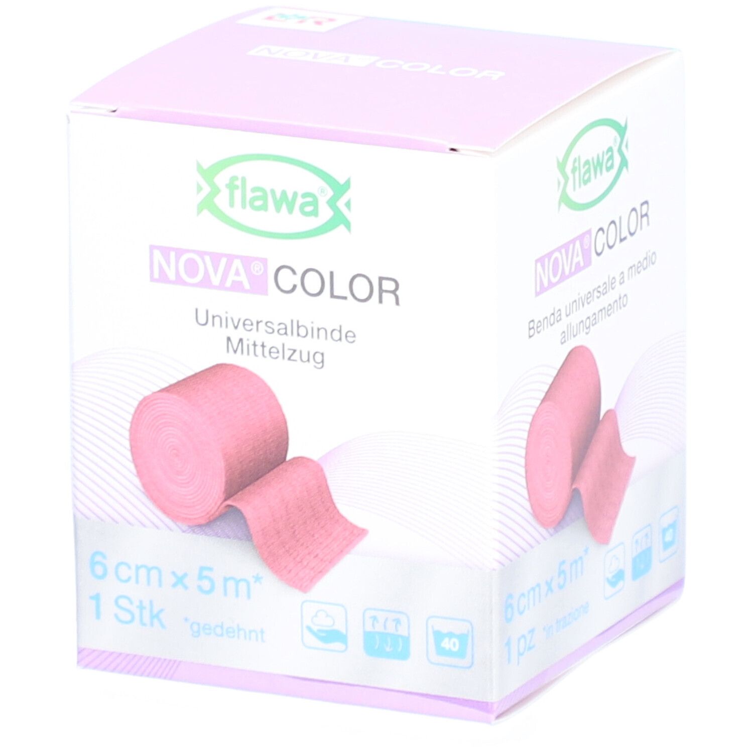 Flawa Nova Color Rood 6cmx5m