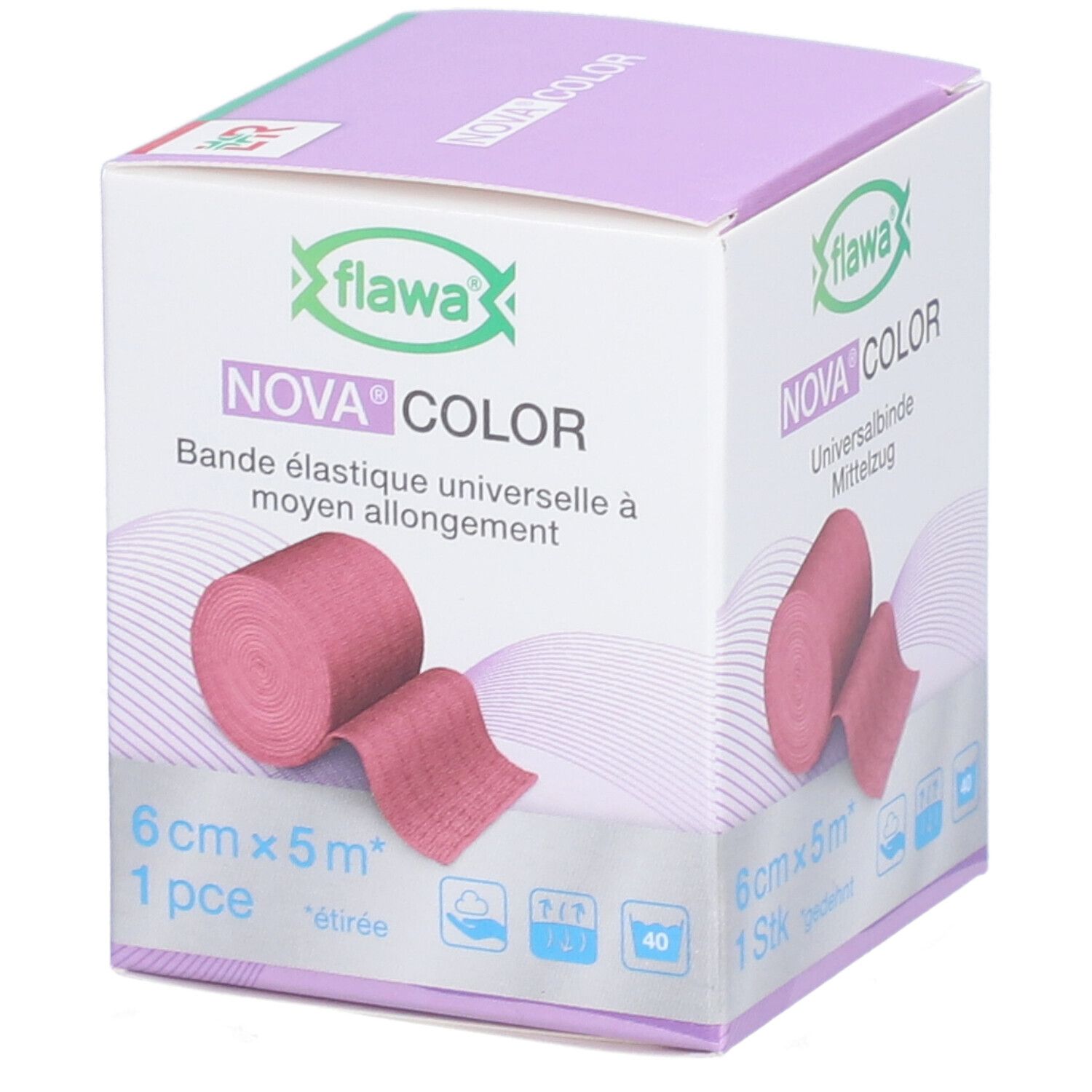 Flawa Nova Color Rood 6cmx5m