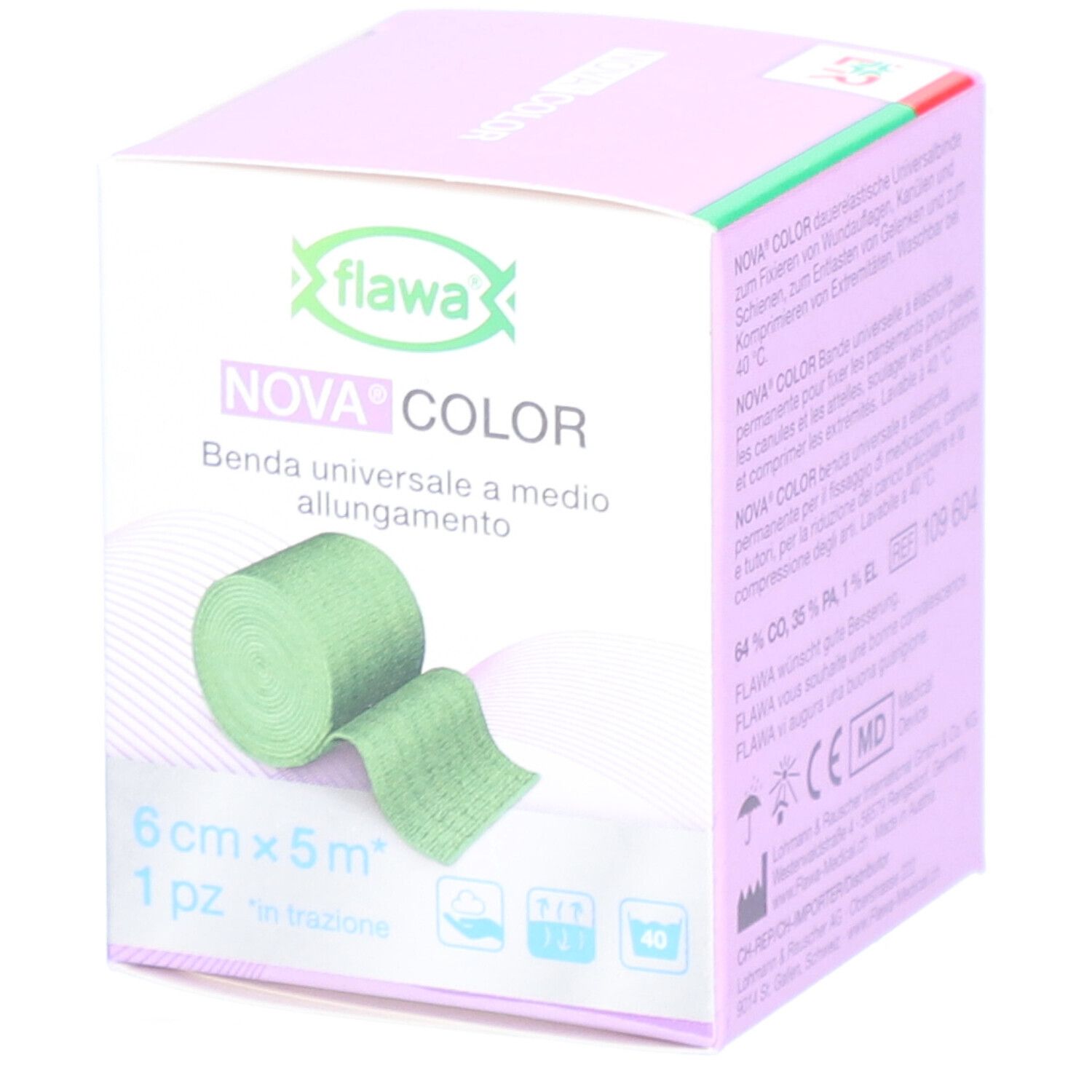 flawa® Nova® Kleur Groen 6 cm x 5 m