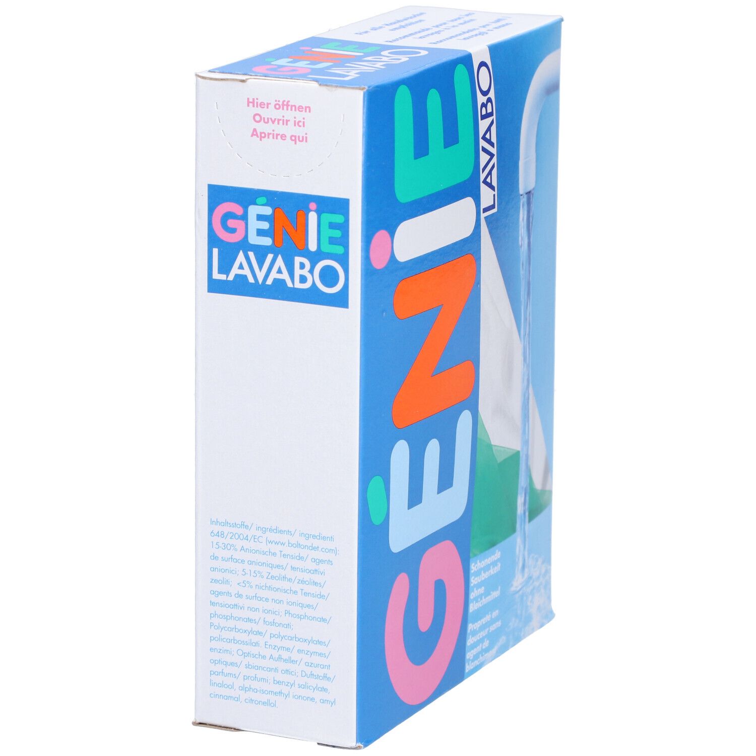 GENIE Lavabo Lessive pour lavage à la main en poudre