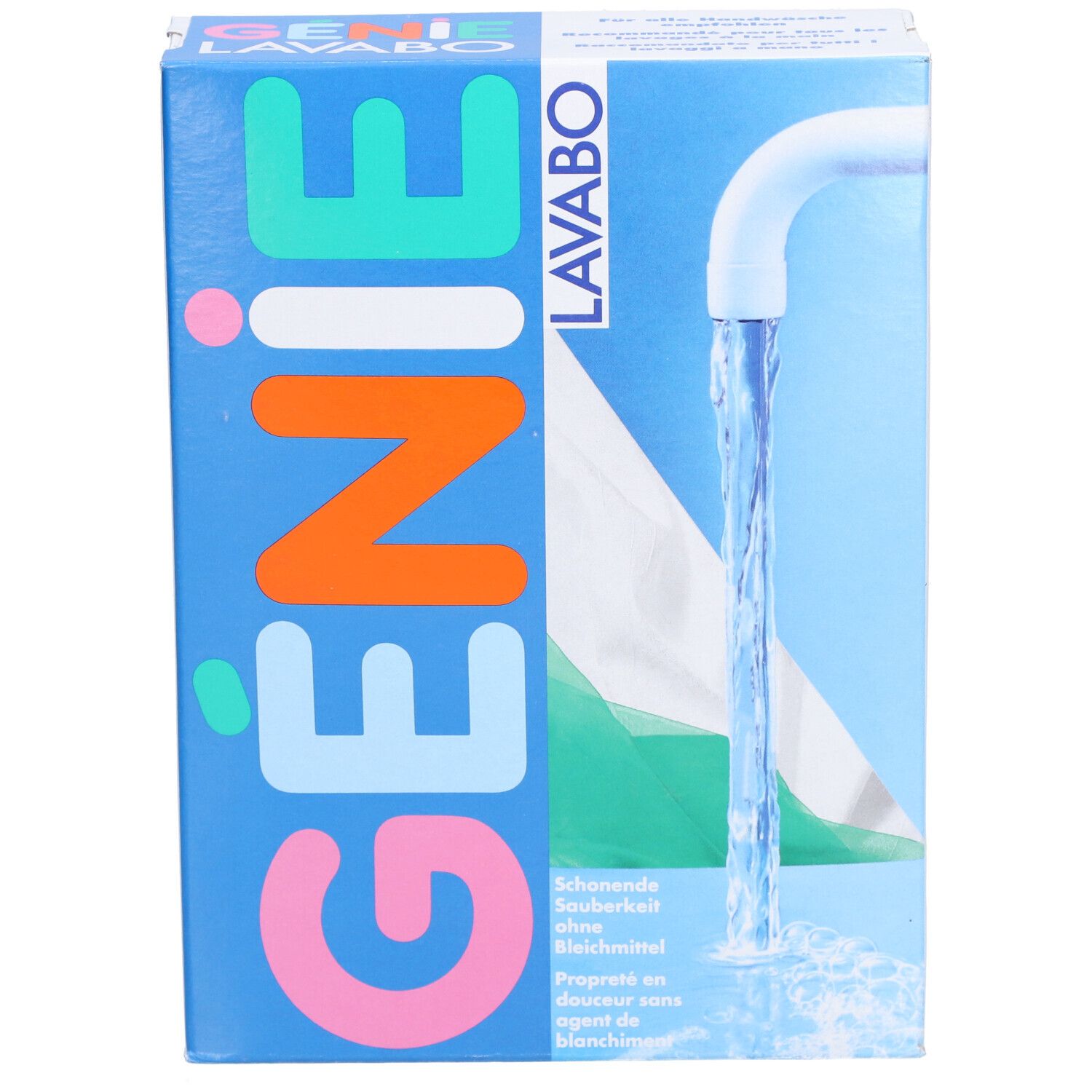 GENIE Lavabo Lessive pour lavage à la main en poudre