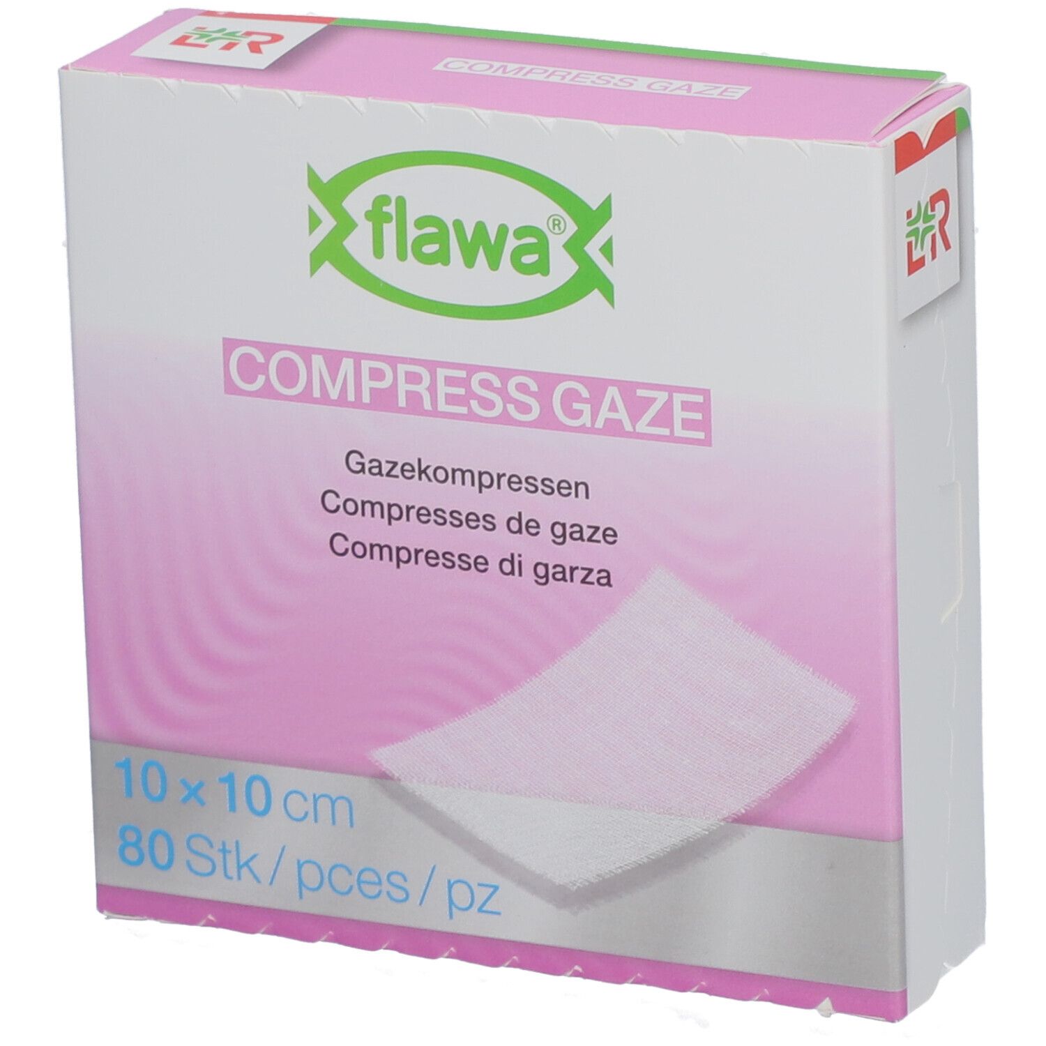 flawa® gaasjes 10 x 10 cm