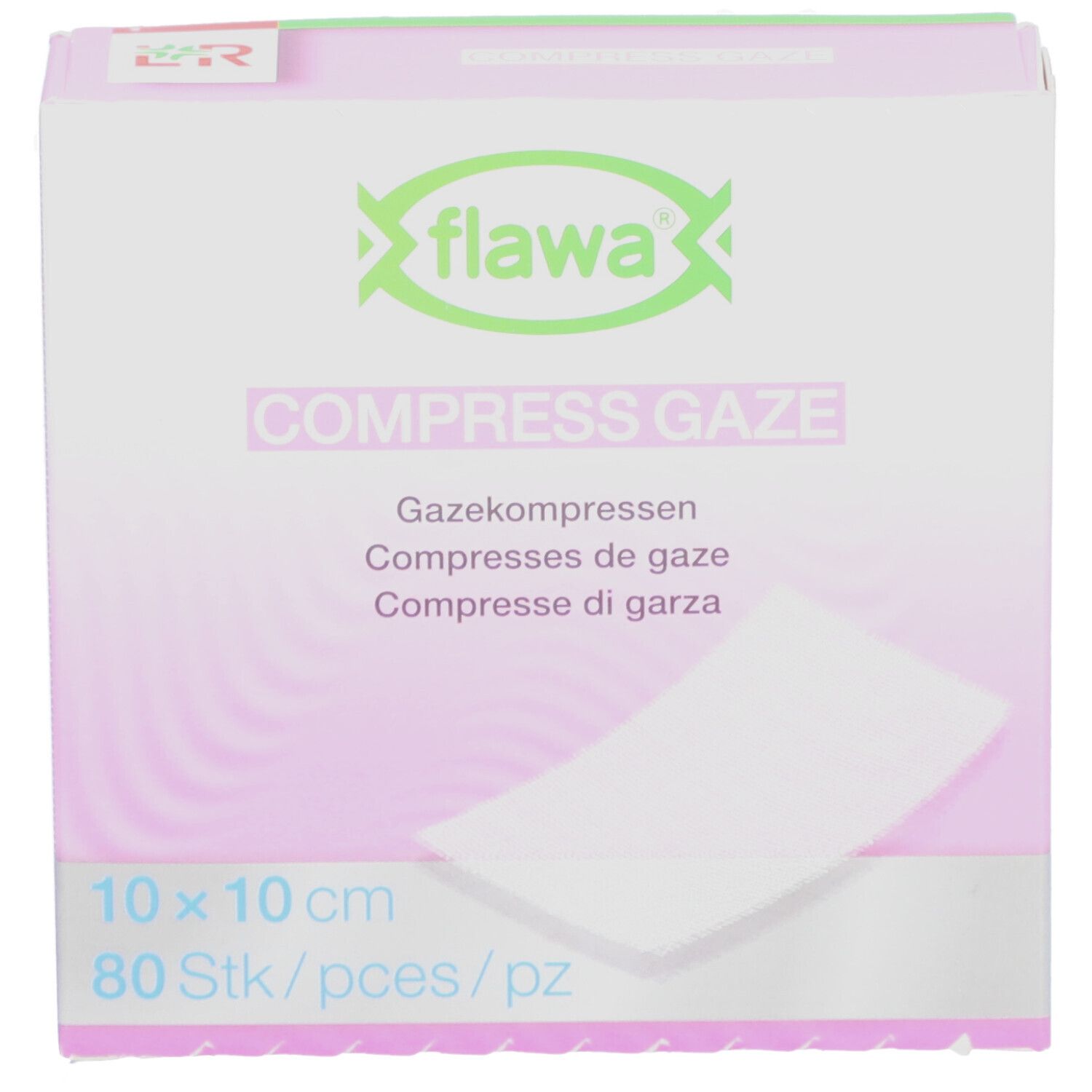 flawa® gaasjes 10 x 10 cm