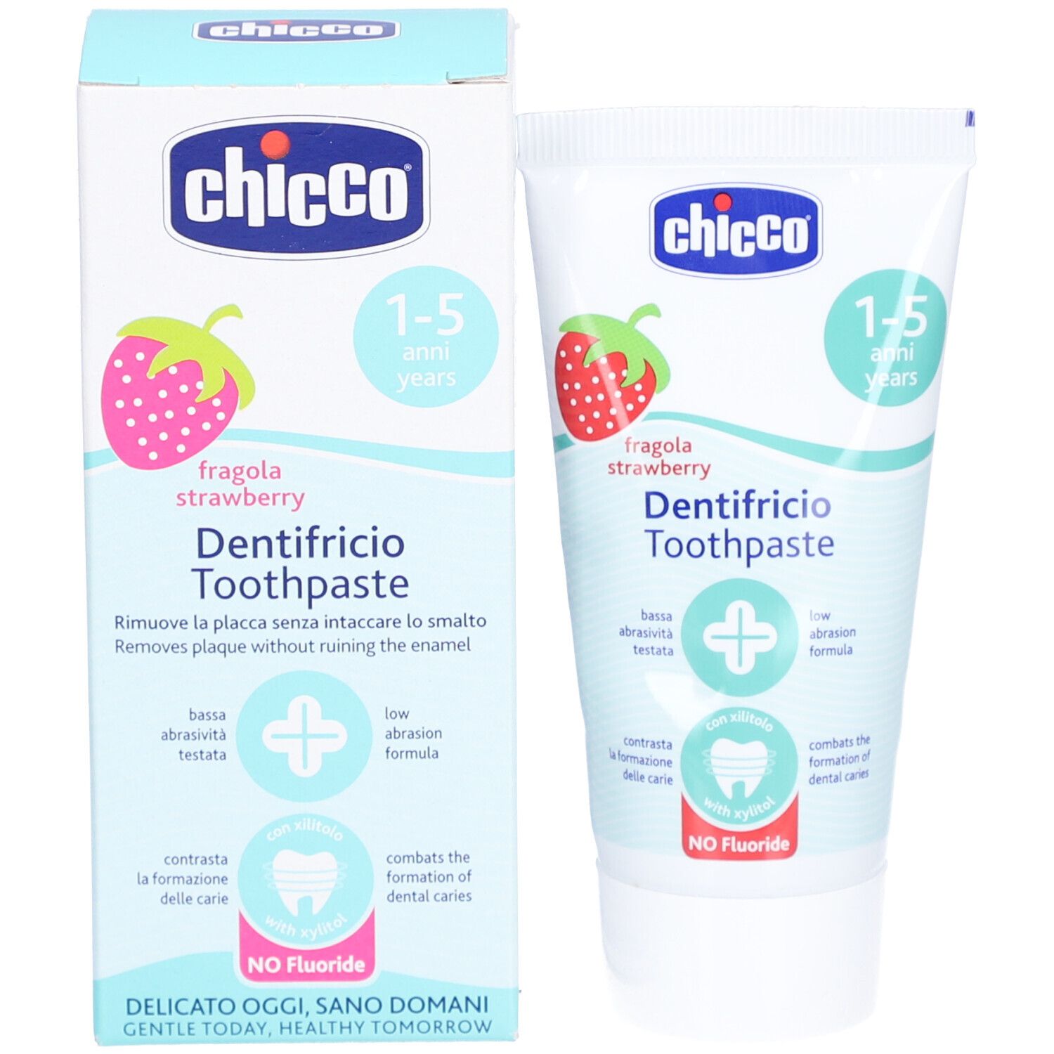 Chicco® Tandpasta Aardbei voor Kinderen